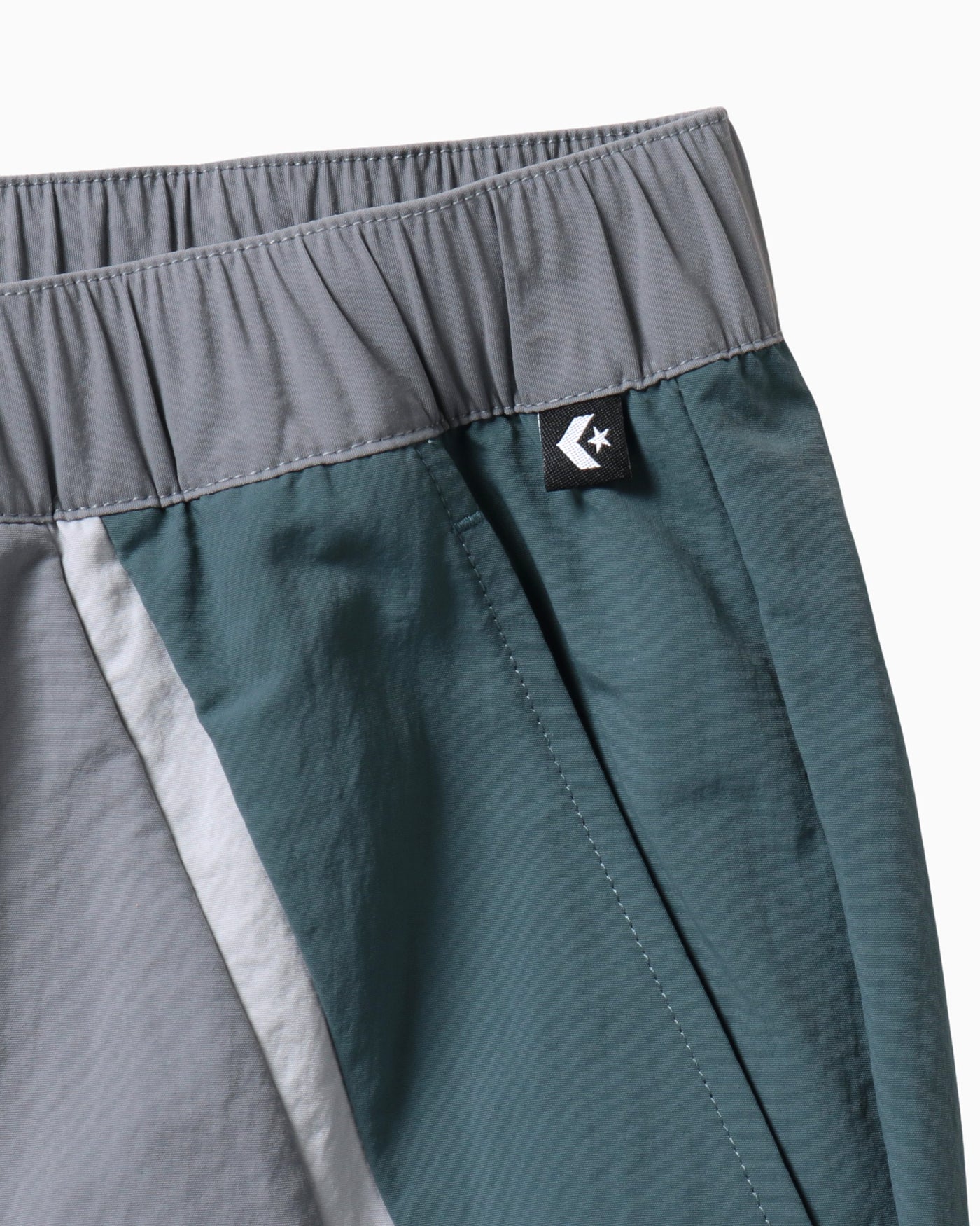 COLOR BLOCK WOVEN PANTS