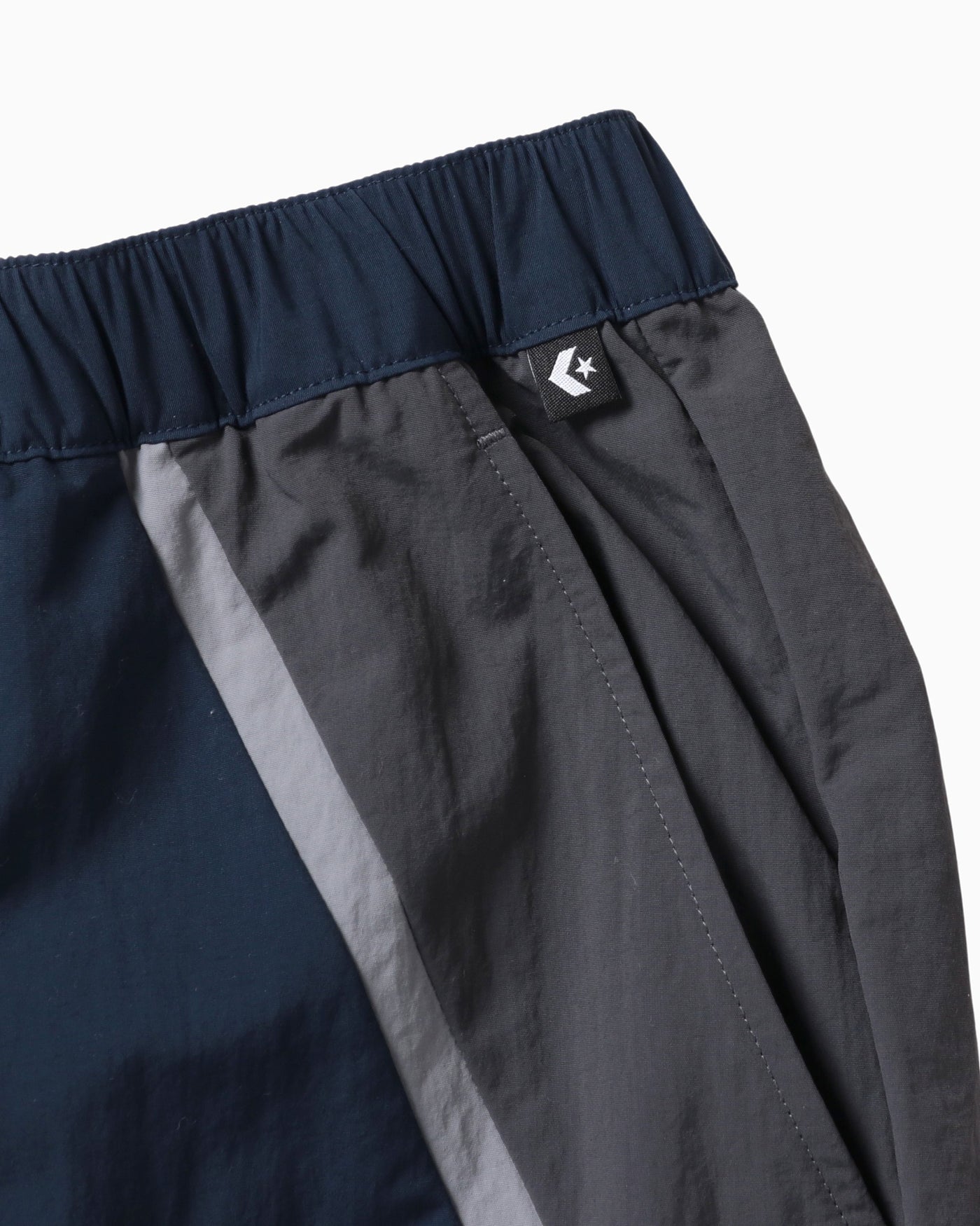 COLOR BLOCK WOVEN PANTS