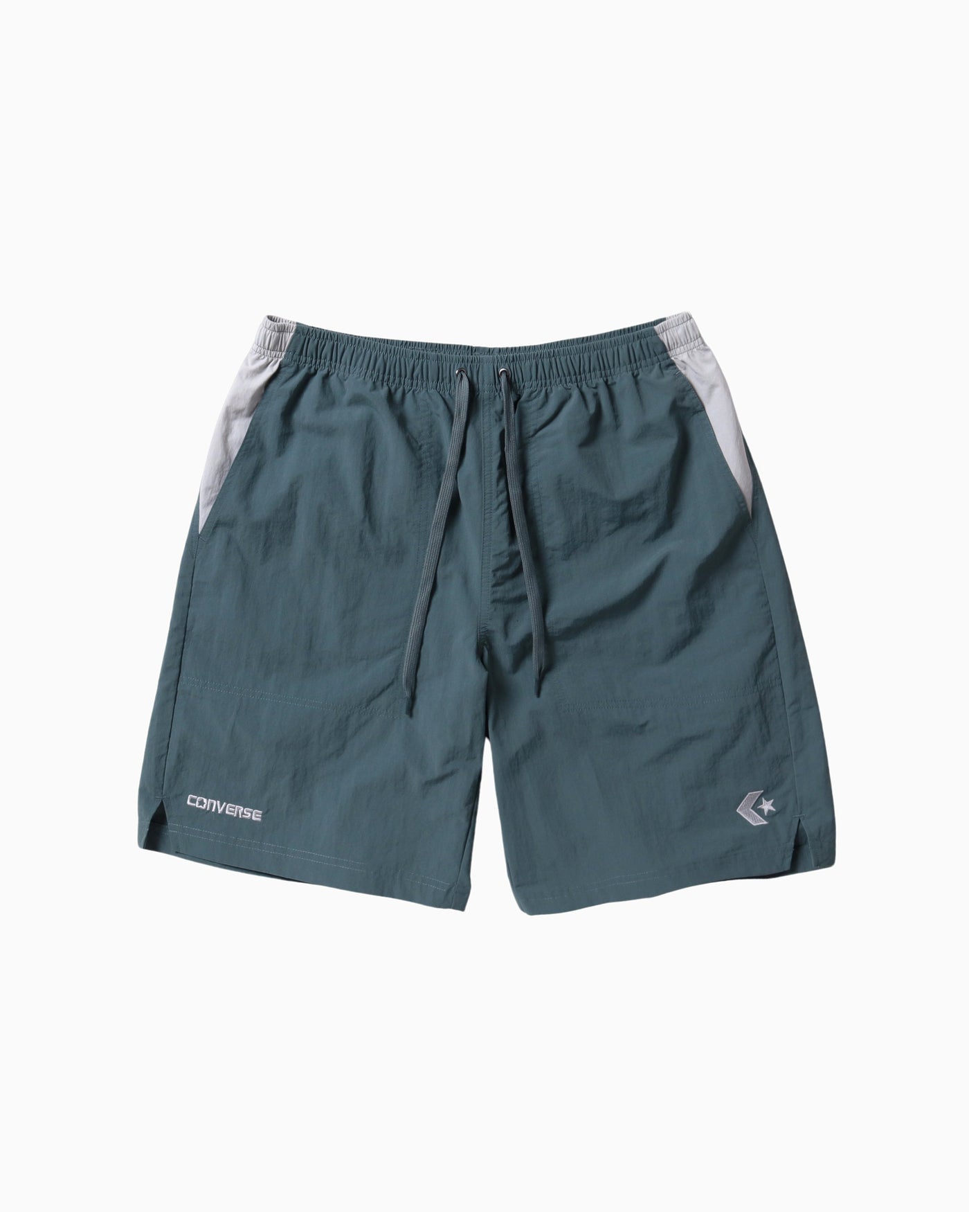 COLOR BLOCK WOVEN SHORTS