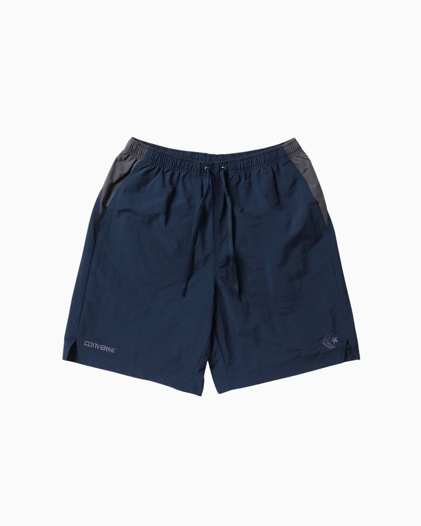 COLOR BLOCK WOVEN SHORTS (ネイビー)– コンバース オンライン
