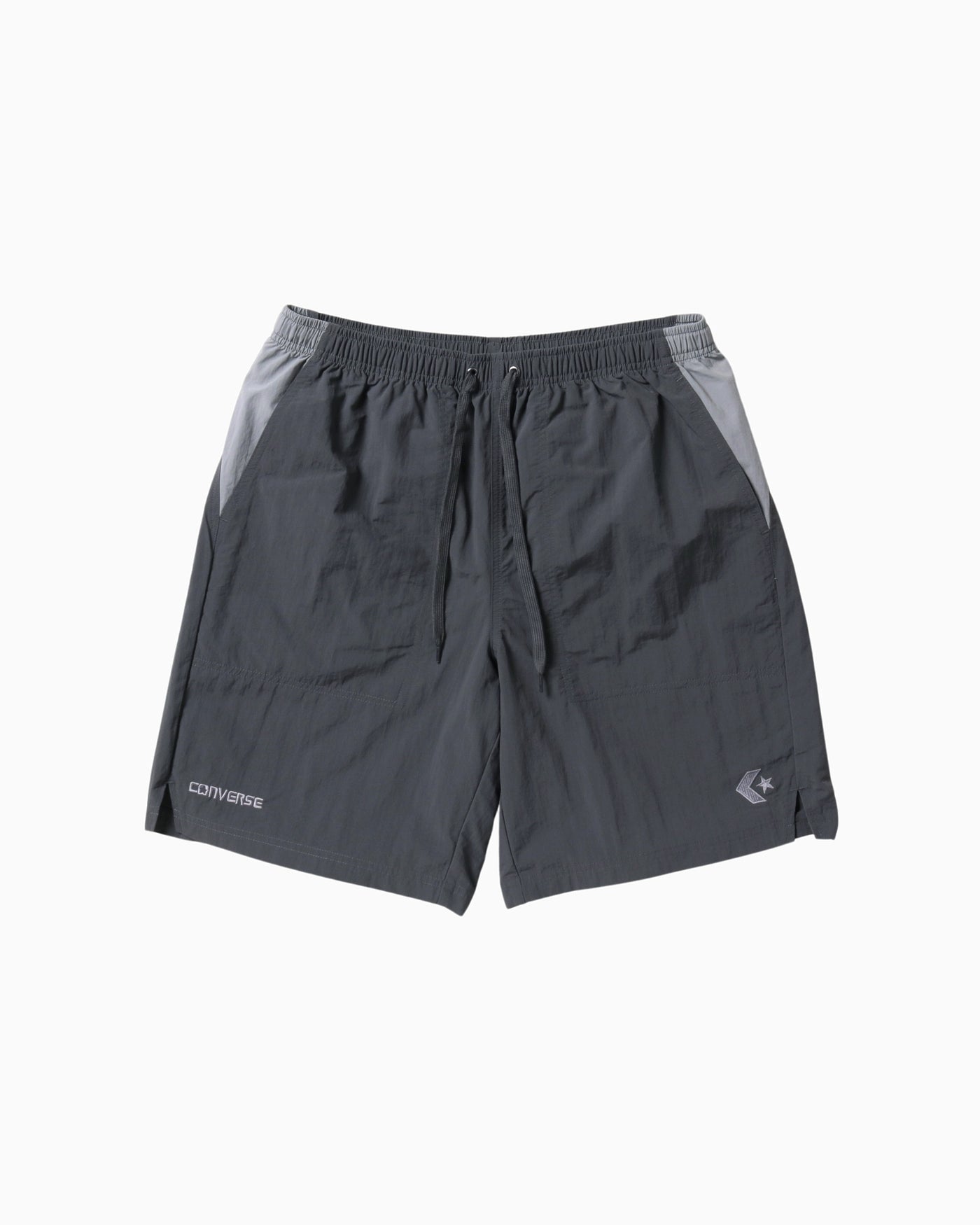 COLOR BLOCK WOVEN SHORTS