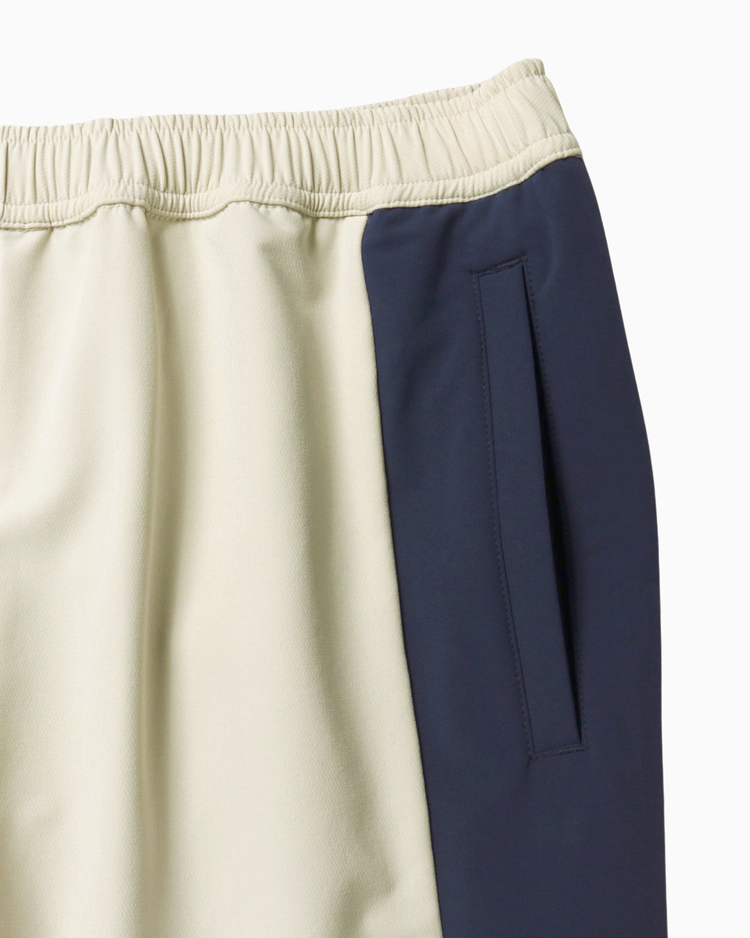 COL BLOCK WOVEN PANTS MENS (ナチュラル/ネイビー)– コンバース