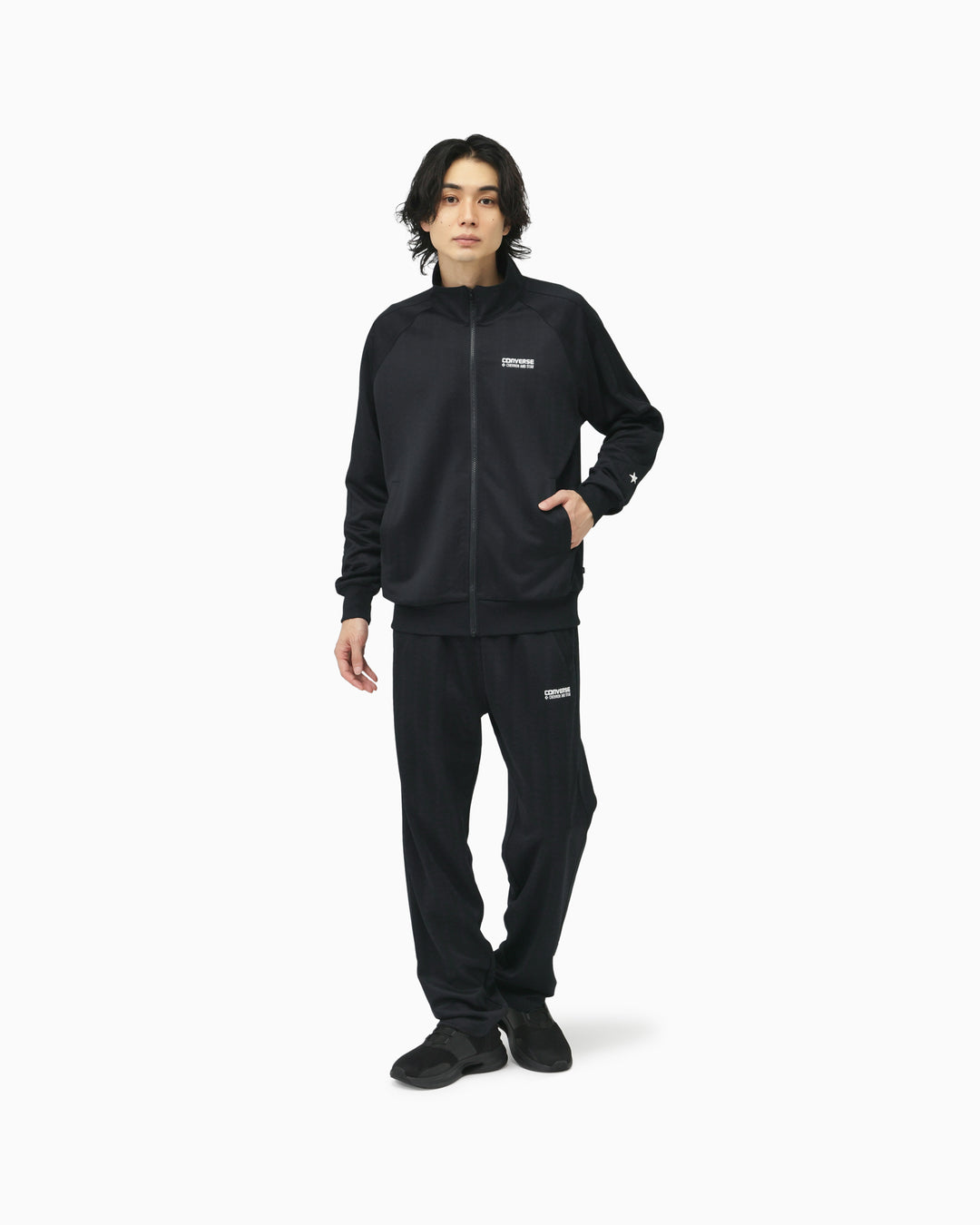 JQ CS LINE TRACK PANTS MENS (ブラック)– コンバース オンライン