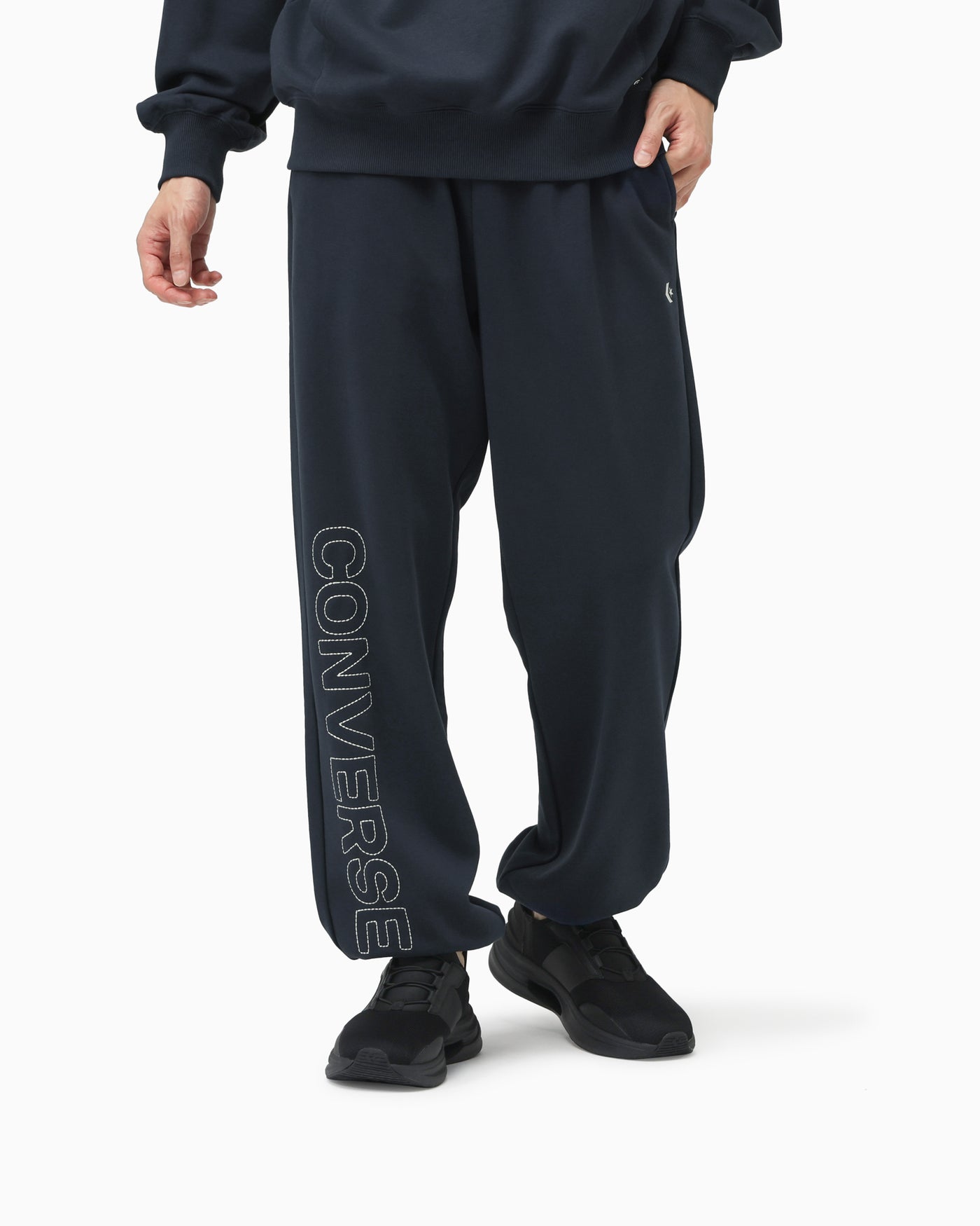 STITCH LOGO SWEAT PANTS MENS