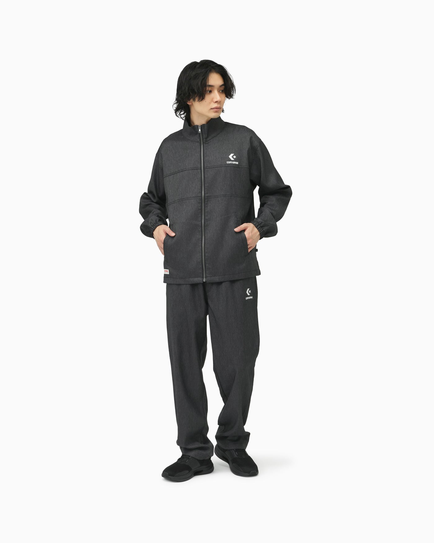 SYNTHETIC DENIM PANTS MENS