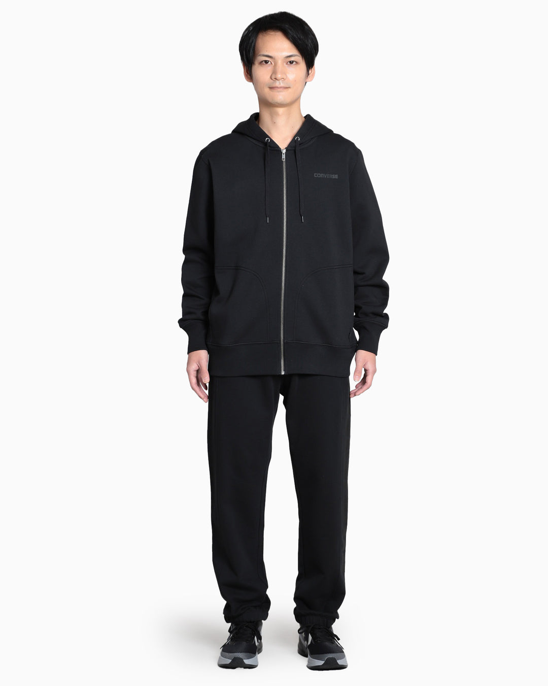 【新品】V12 ジップアップ　黒　メンズMサイズ CV ZIP UP HOODIE (ブラック)– コンバース オンライン ショップ