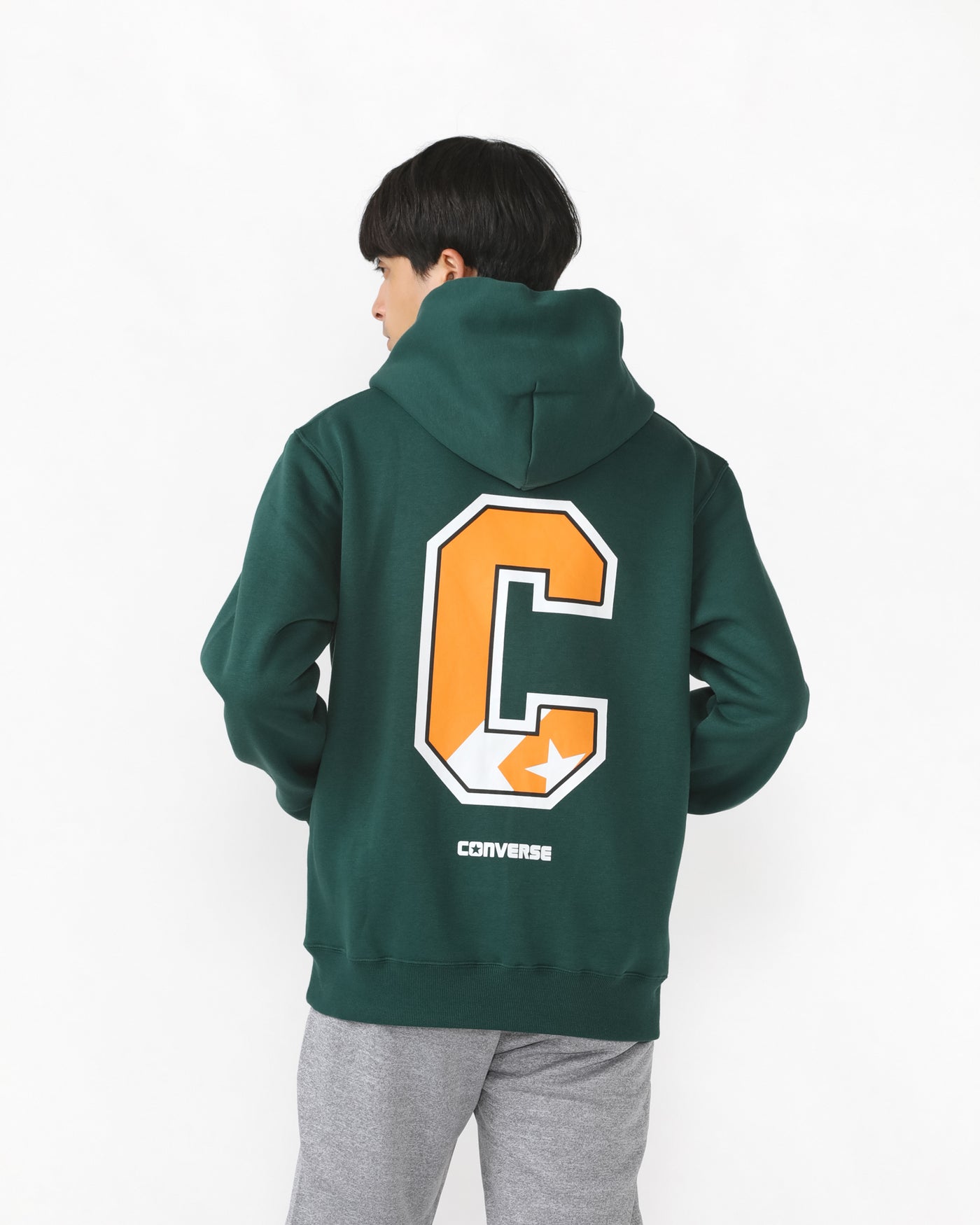 BACK PRINT SWEAT HOODIE MENS