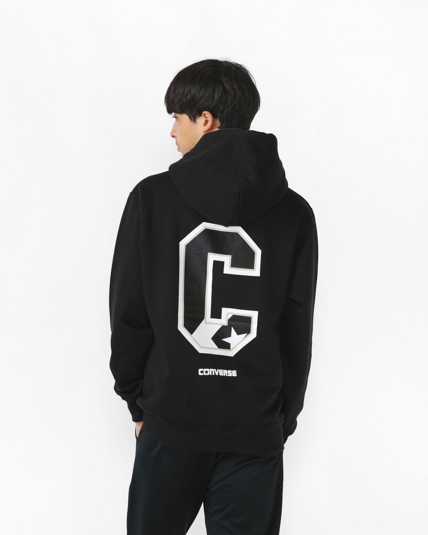 BACK PRINT SWEAT HOODIE MENS