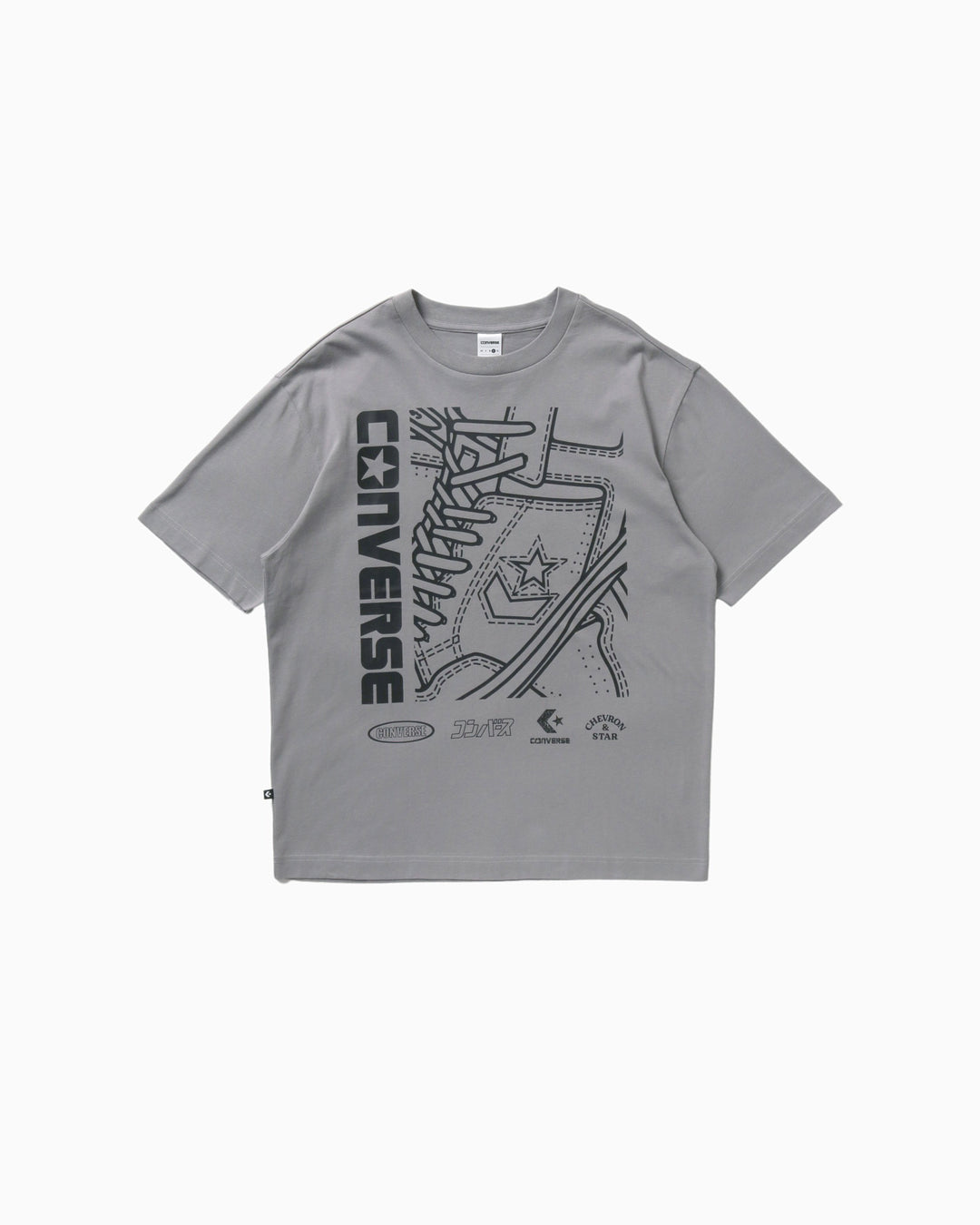 CV ZOOM GRAPHIC TEE MENS (グレー)– コンバース オンライン ショップ