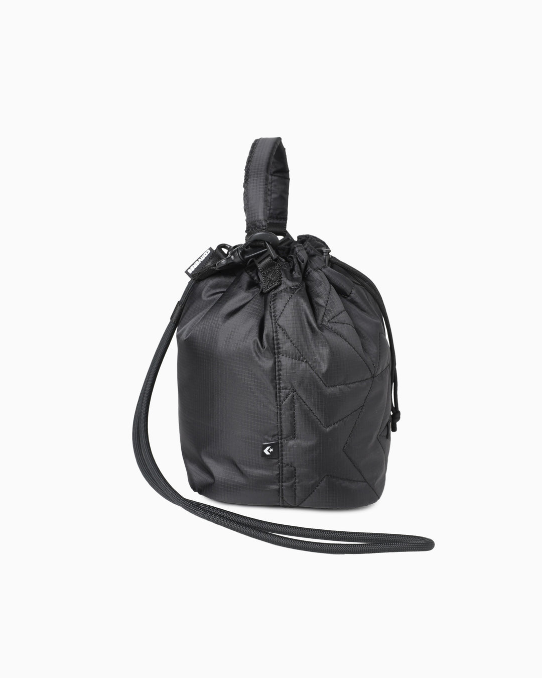 CS QUILT DRAWSTRING BAG (ブラック/ブラック)– コンバース オンライン