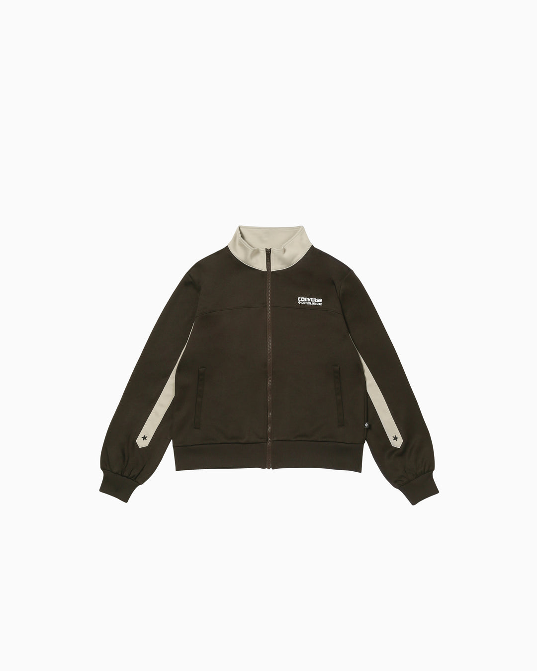 CS LINE TRACK JACKET LADIES (ダークブラウン)– コンバース