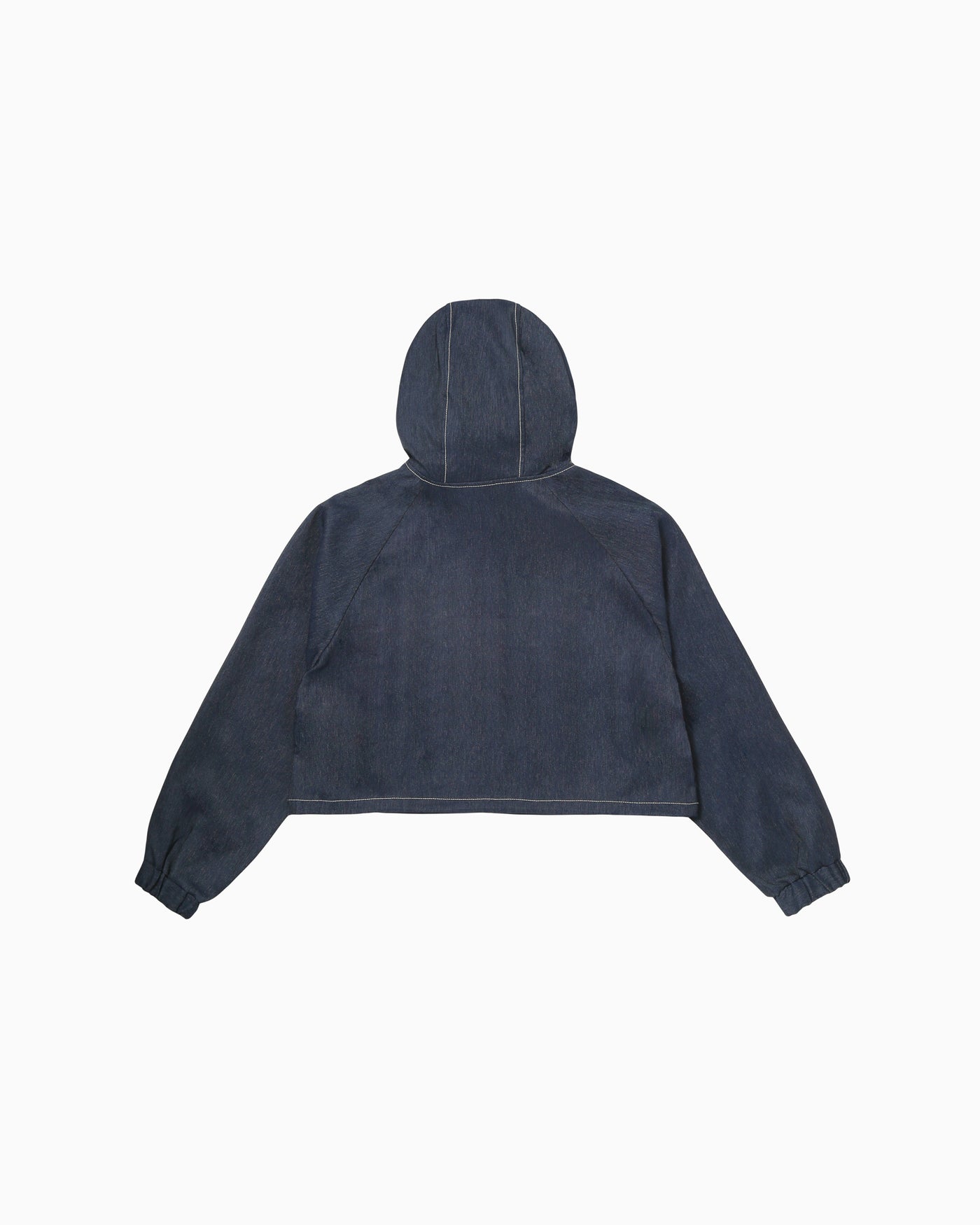 SYNTHETIC DENIM HOODED JACKET LADIES