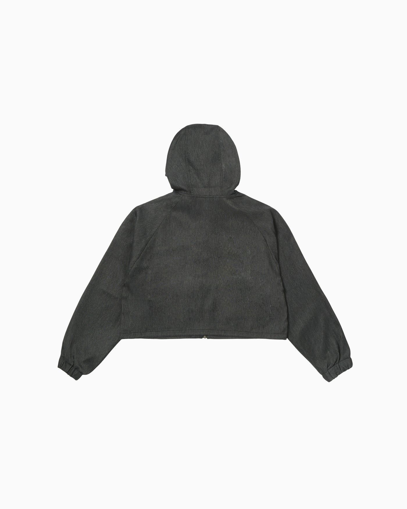 SYNTHETIC DENIM HOODED JACKET LADIES