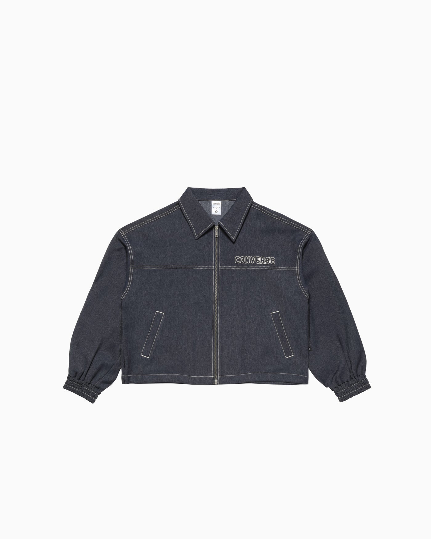 ジャケット・アウター L'Appartement Boys denim Jacket SYNTHETIC DENIM JACKET L (ネイビー)– コンバース オンライン