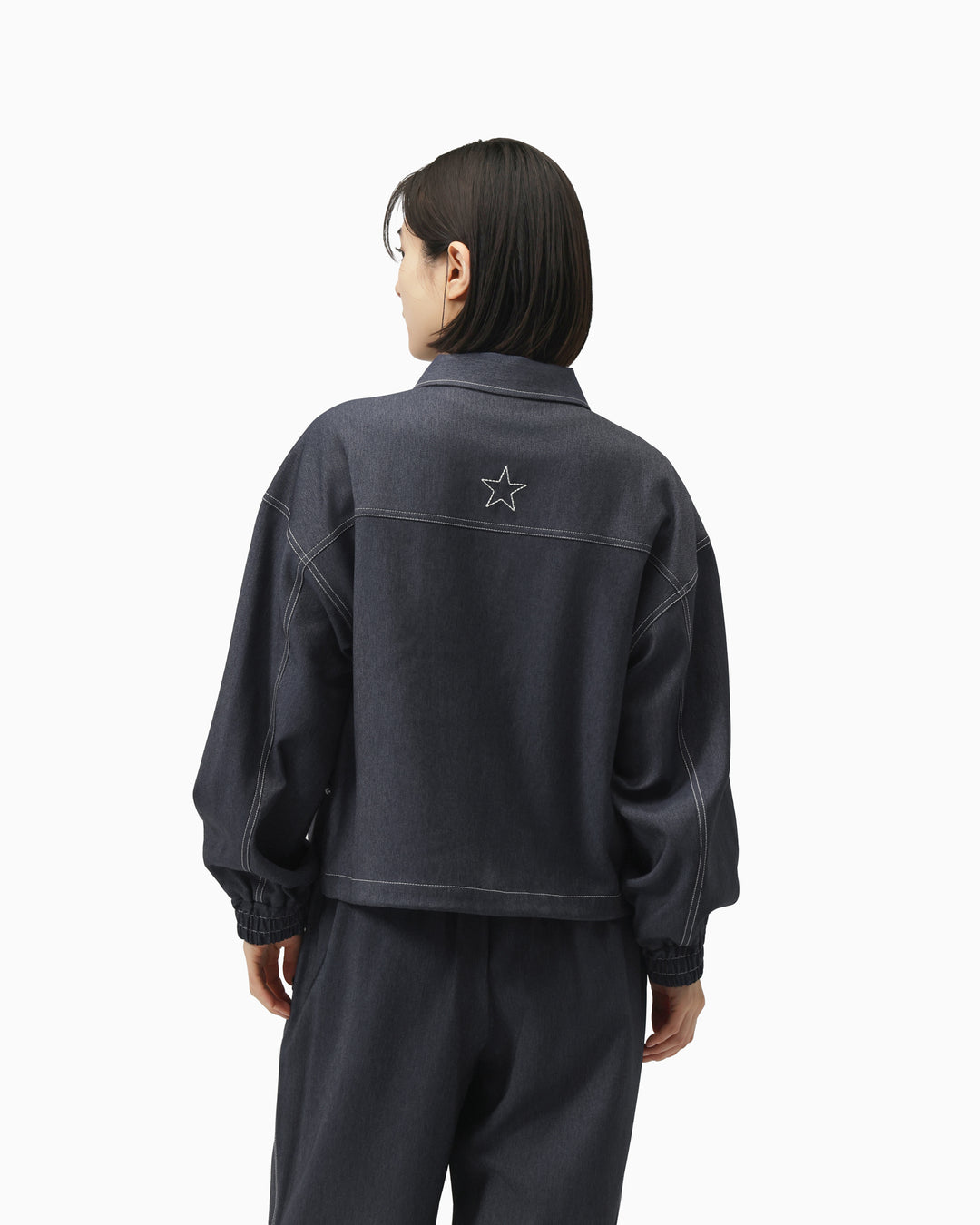 SYNTHETIC DENIM JACKET L (ネイビー)– コンバース オンライン