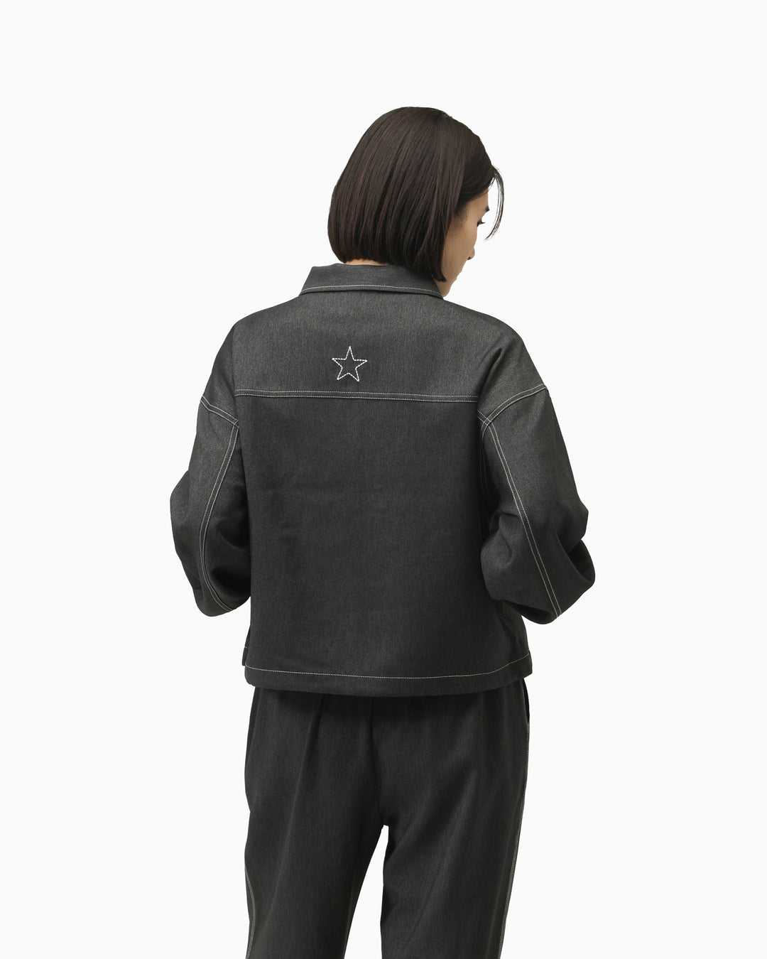 SYNTHETIC DENIM JACKET L (ブラック)– コンバース オンライン