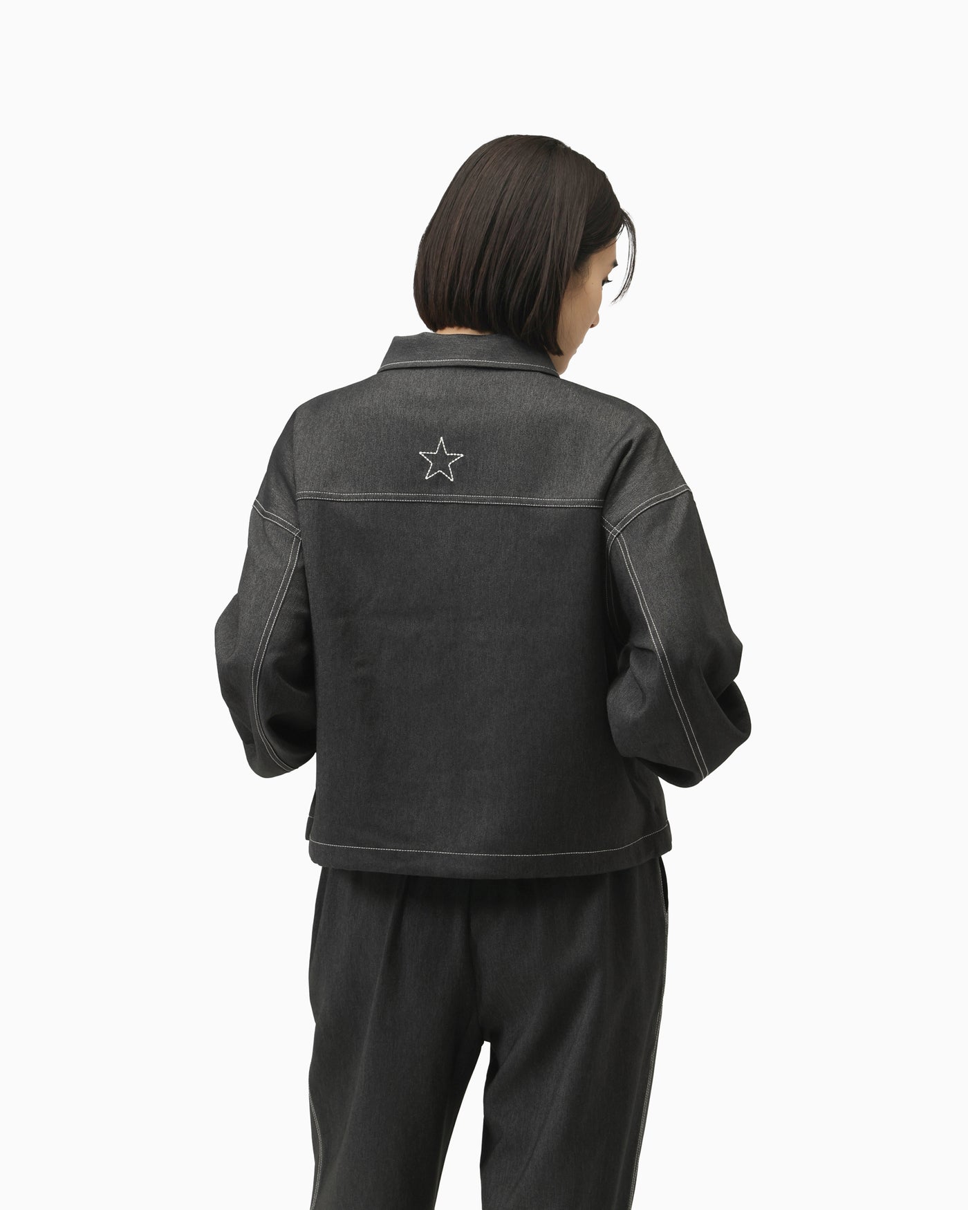 SYNTHETIC DENIM JACKET L (ブラック)– コンバース オンライン