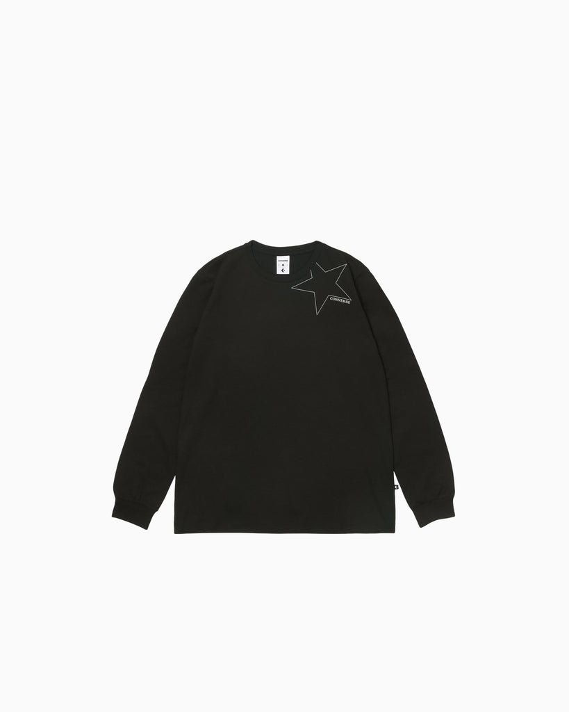 STAR PT LS TEE LADIES (ブラック)– コンバース オンライン ショップ