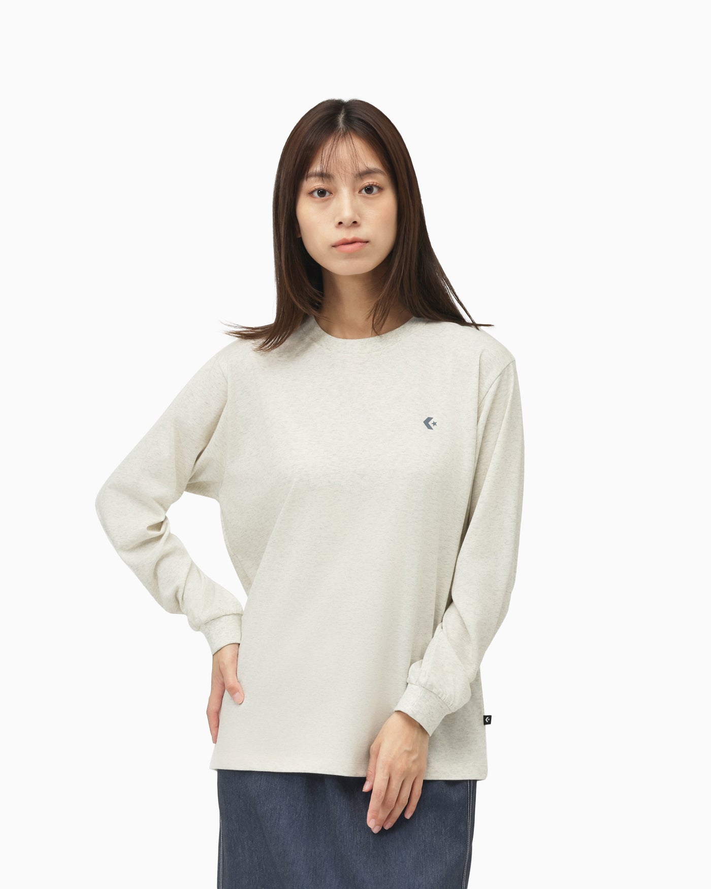 DIAMOND LOGO LS TEE LADIES