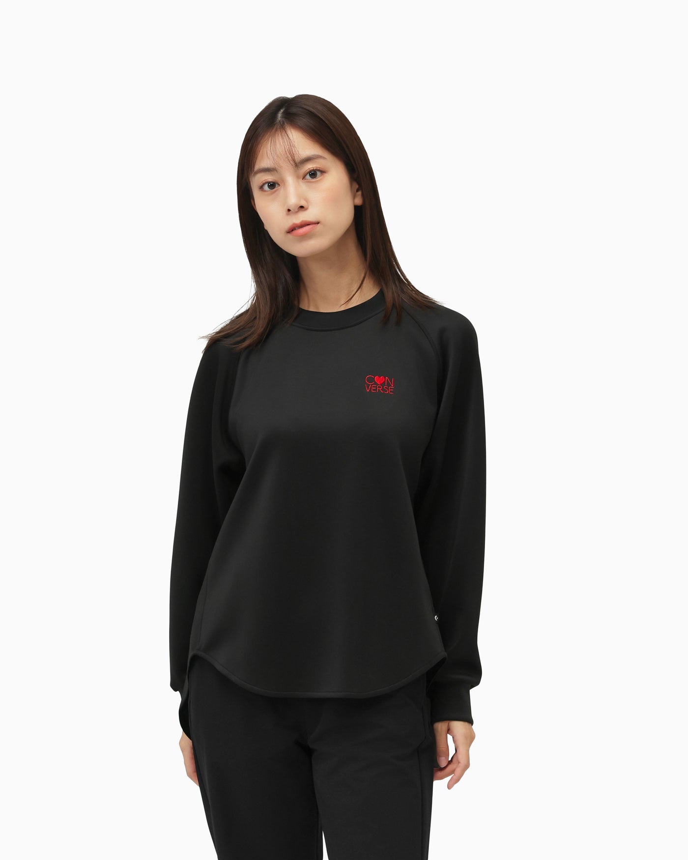 DOUBLE KNIT LS TOP LADIES