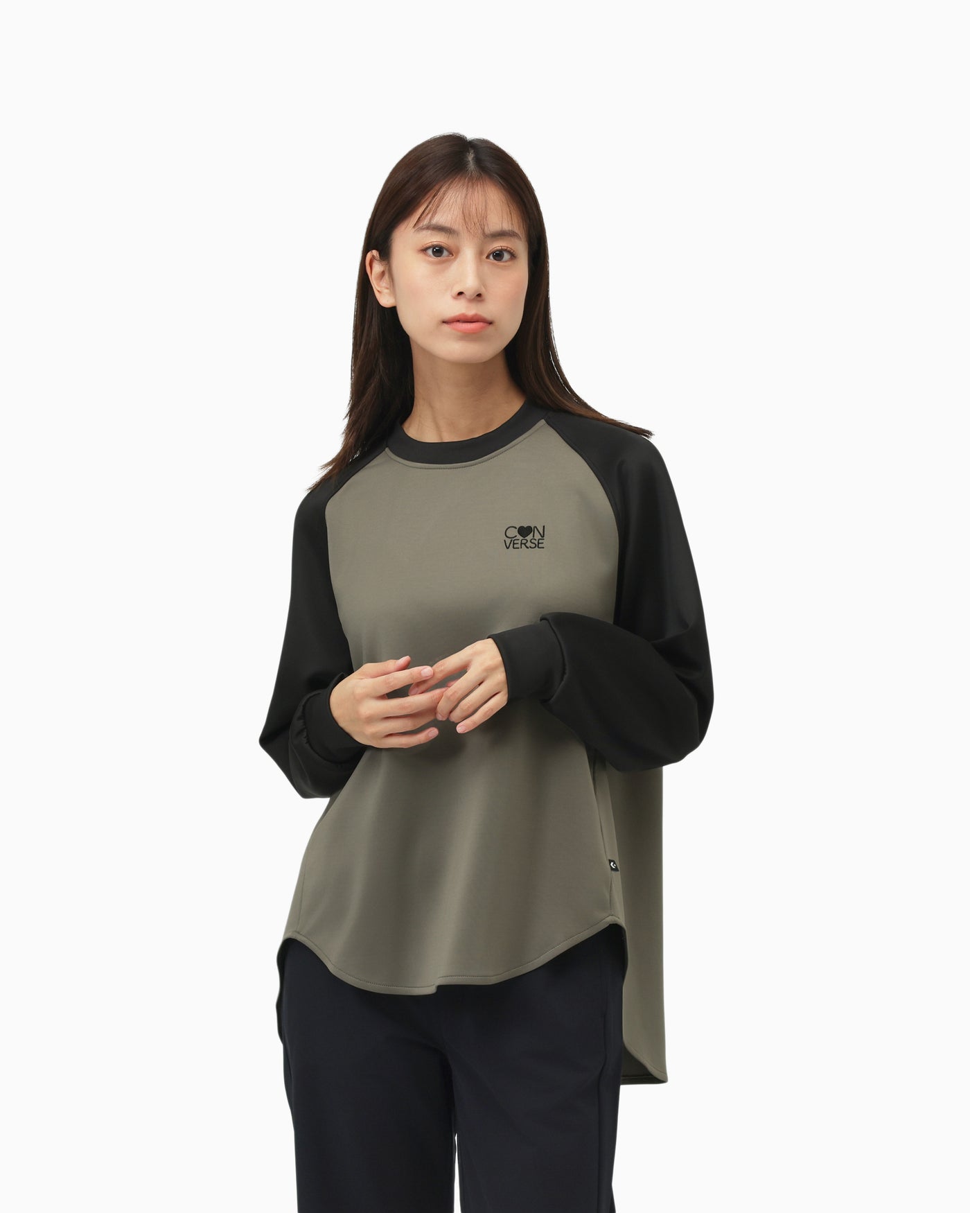 DOUBLE KNIT LS TOP LADIES