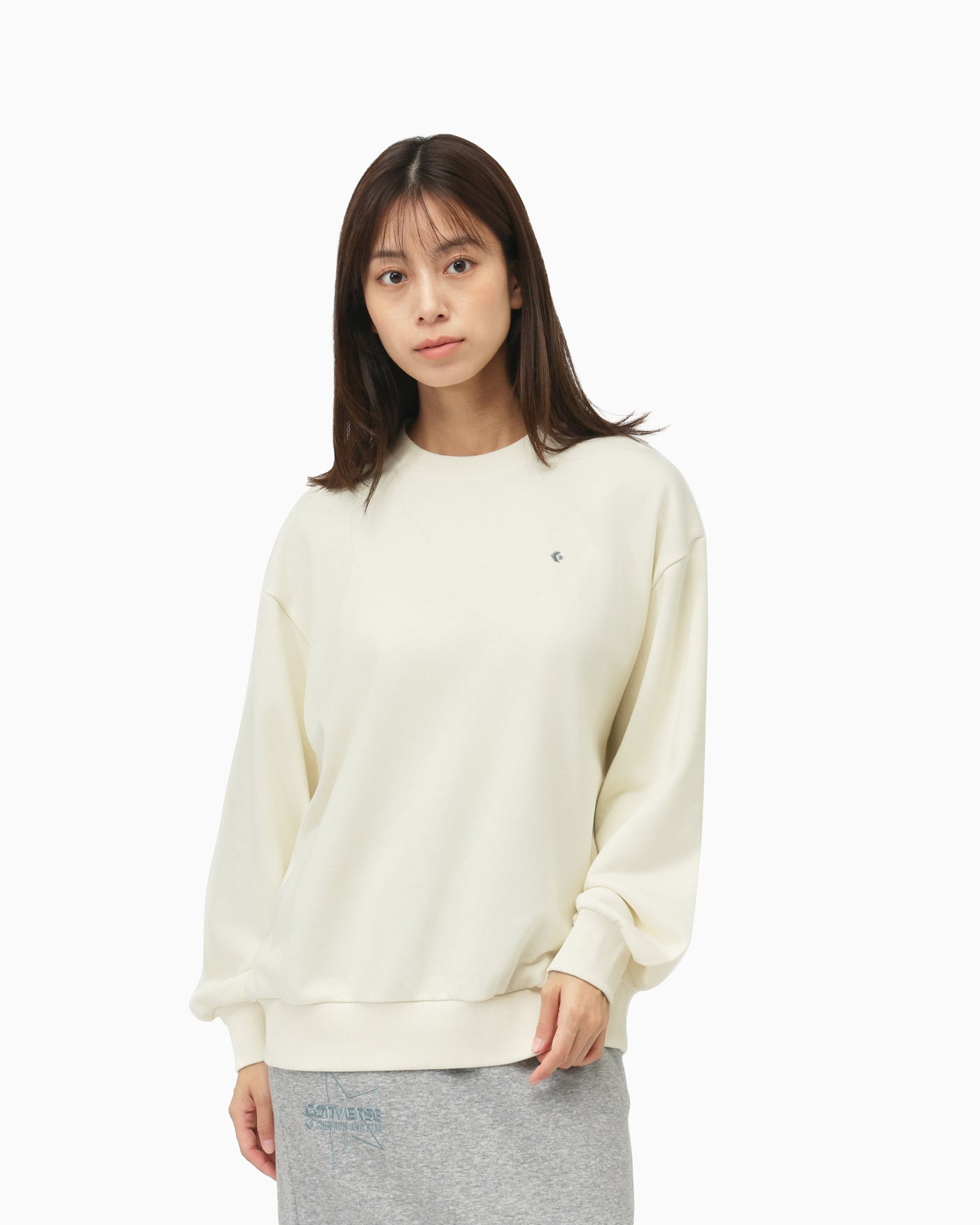 DIAMOND LOGO SWEAT CREW TOP LADIES