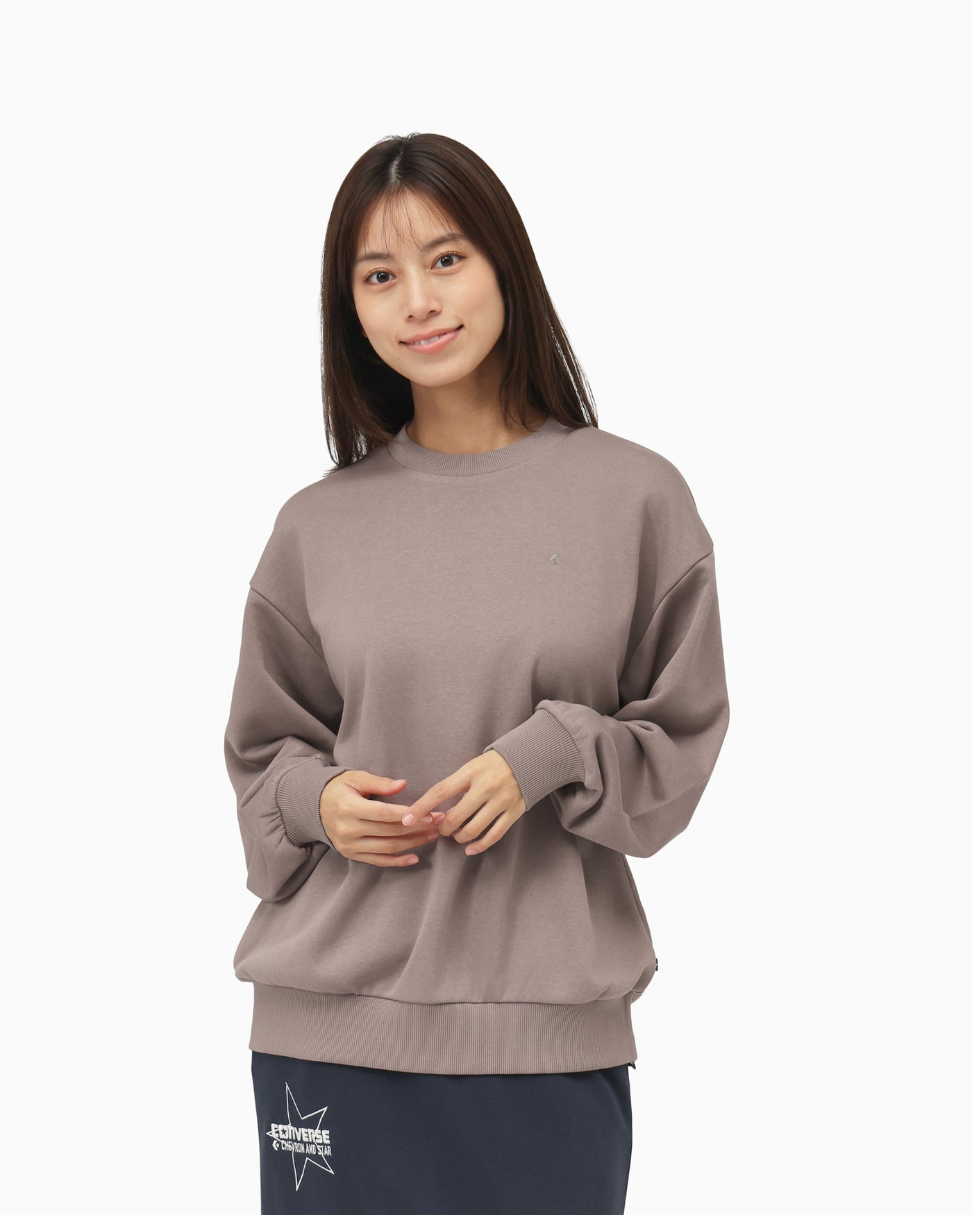 DIAMOND LOGO SWEAT CREW TOP LADIES