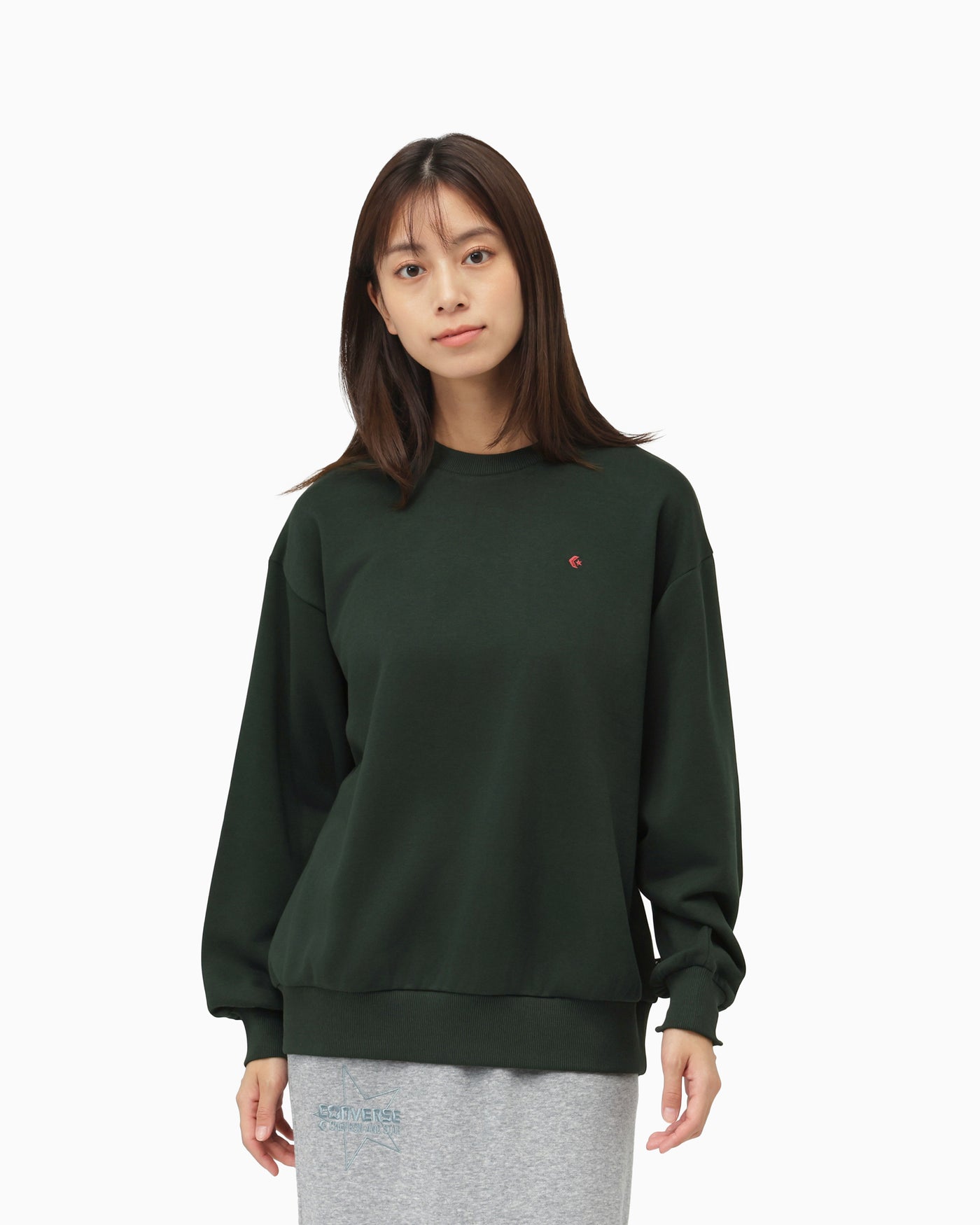 DIAMOND LOGO SWEAT CREW TOP LADIES