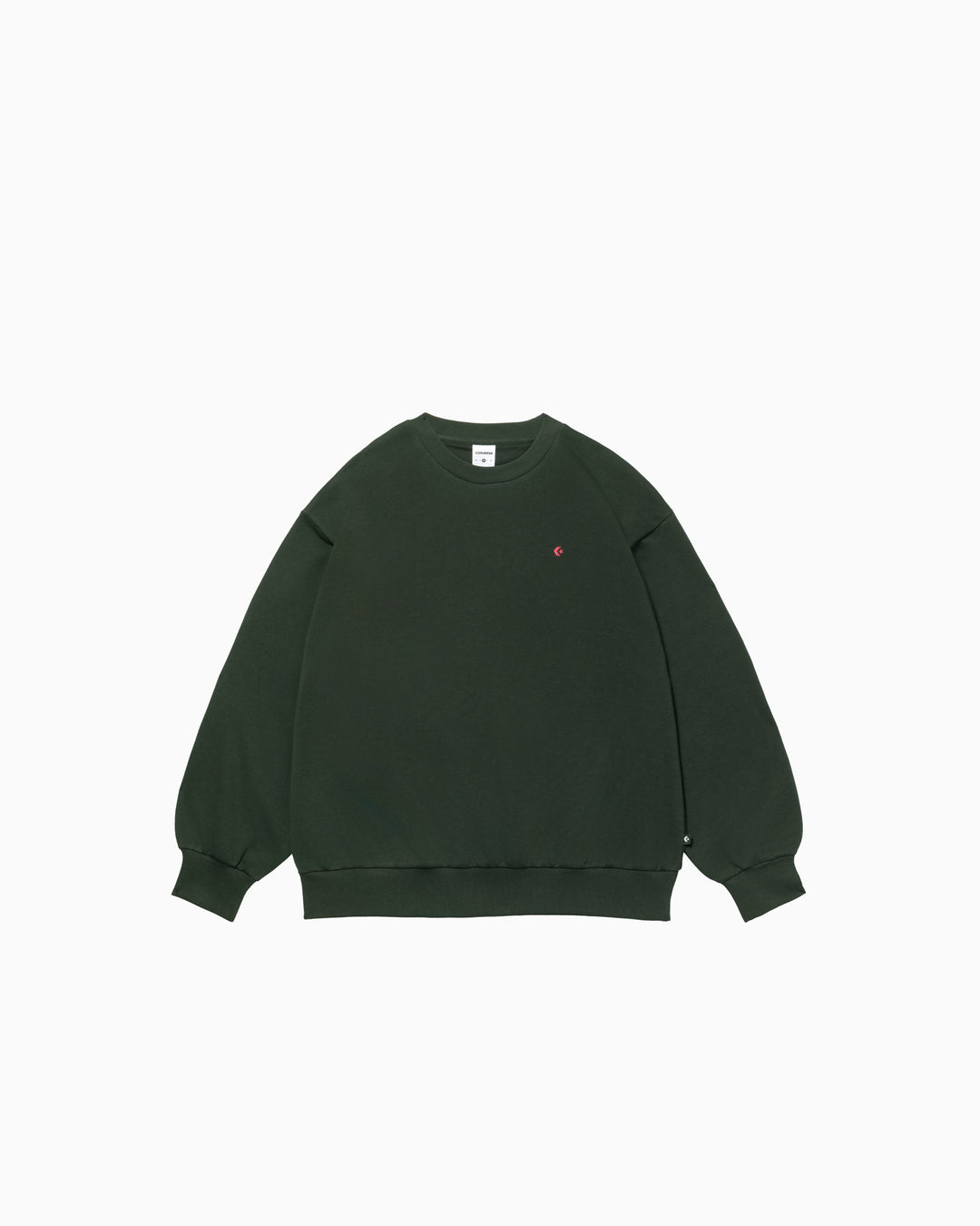 DIAMOND LOGO SWEAT CREW TOP LADIES (ダークグリーン)– コンバース