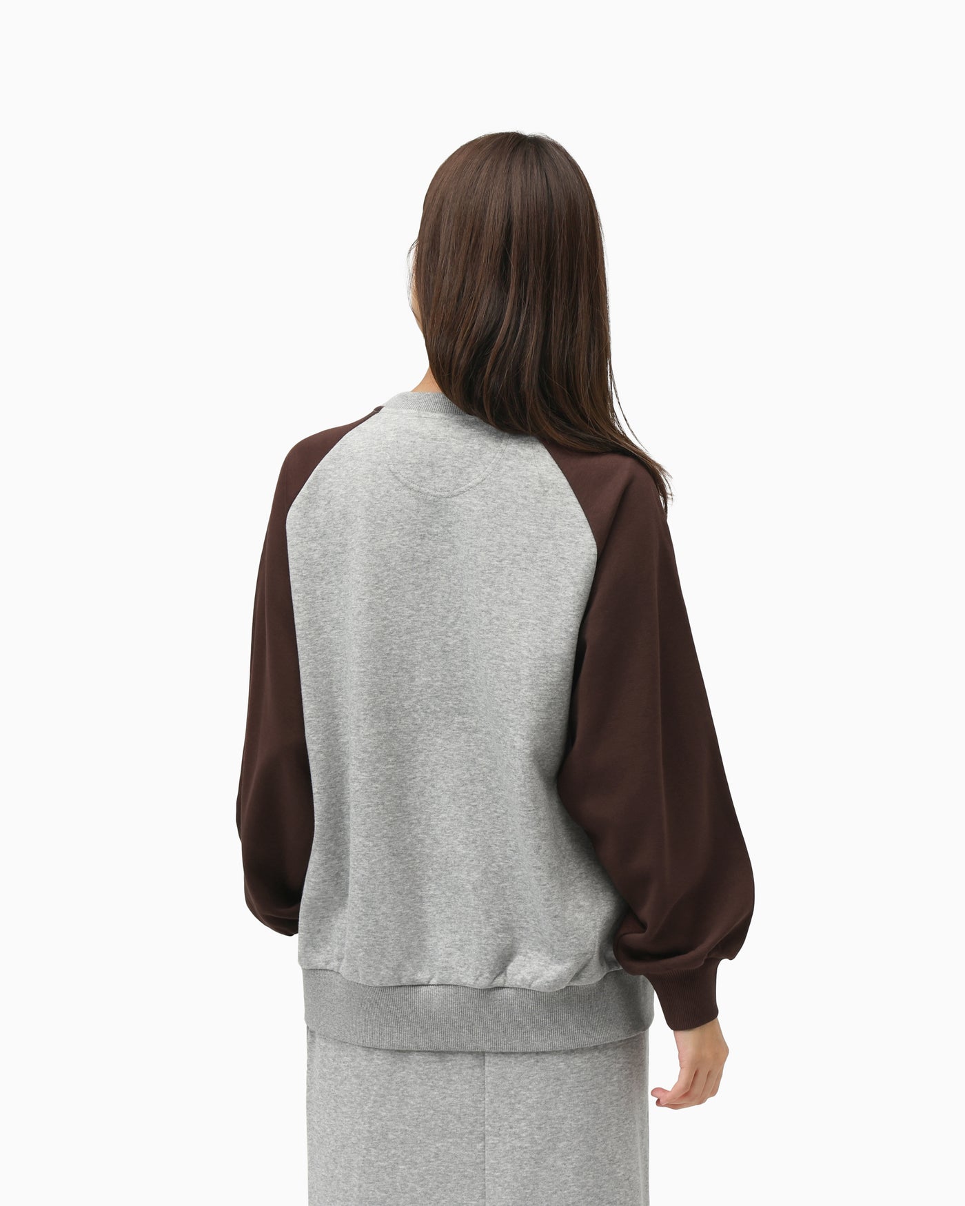 COLOR BLOCK SWEAT CREW TOP LADIES