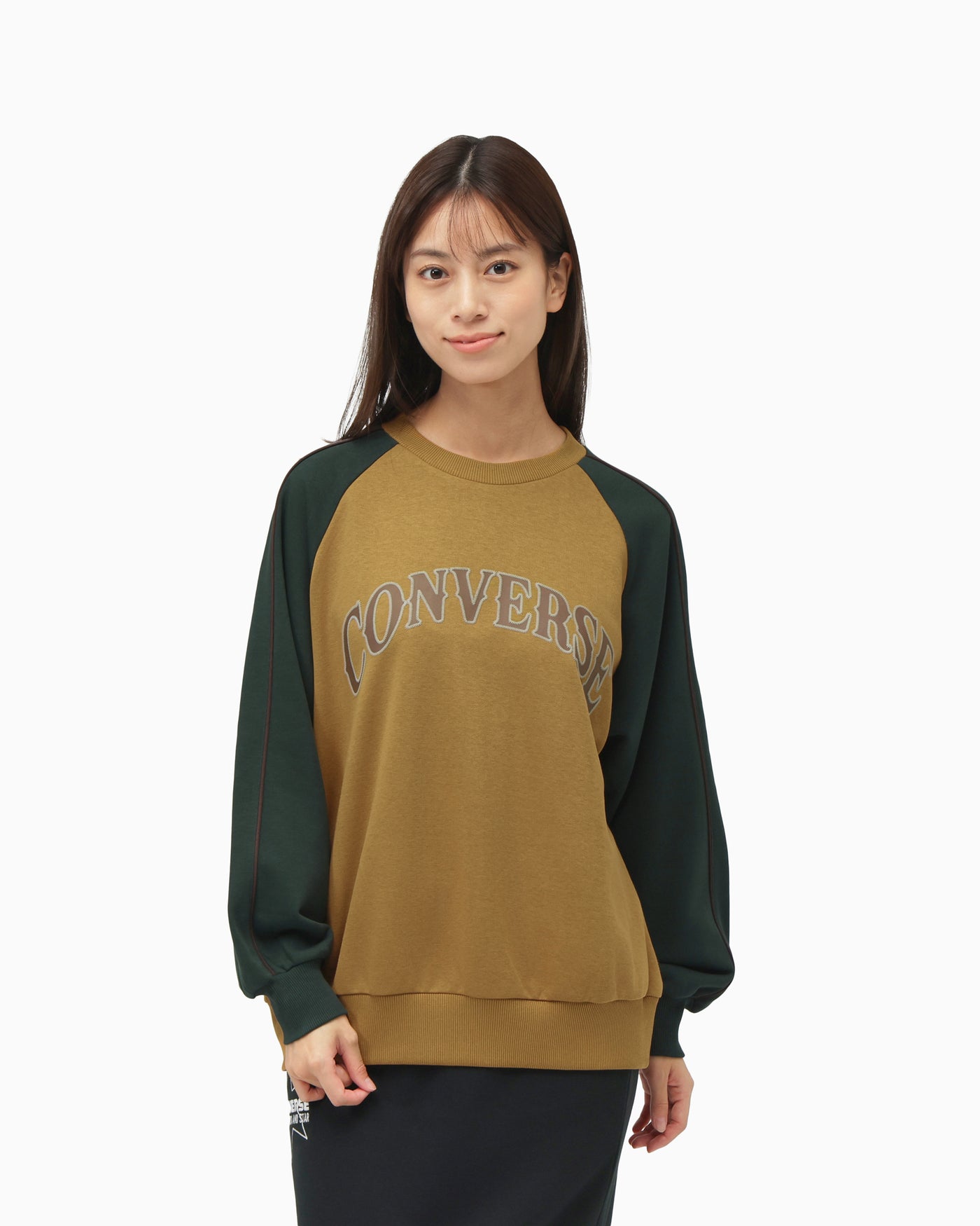COLOR BLOCK SWEAT CREW TOP LADIES