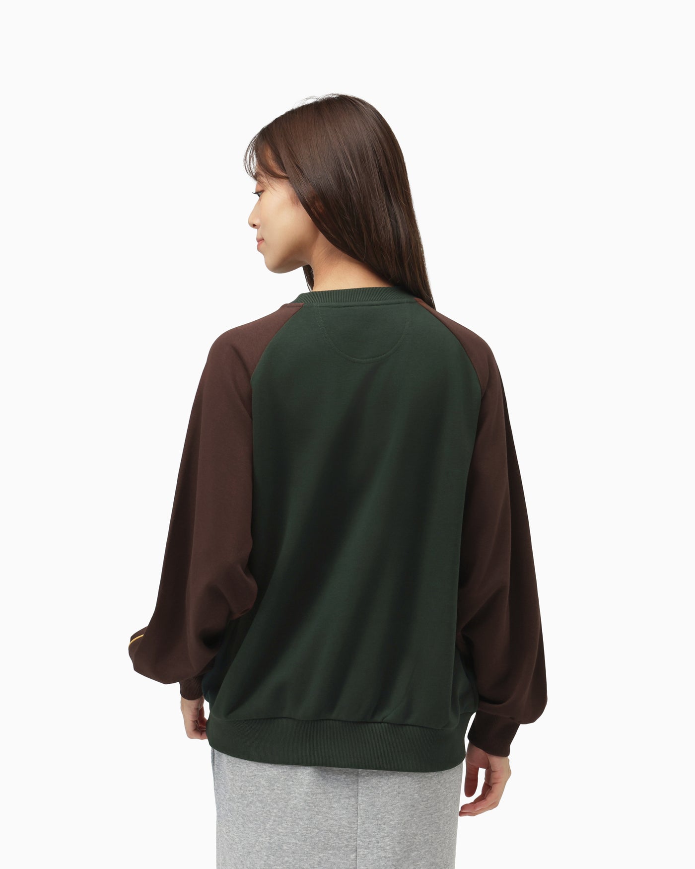 COLOR BLOCK SWEAT CREW TOP LADIES