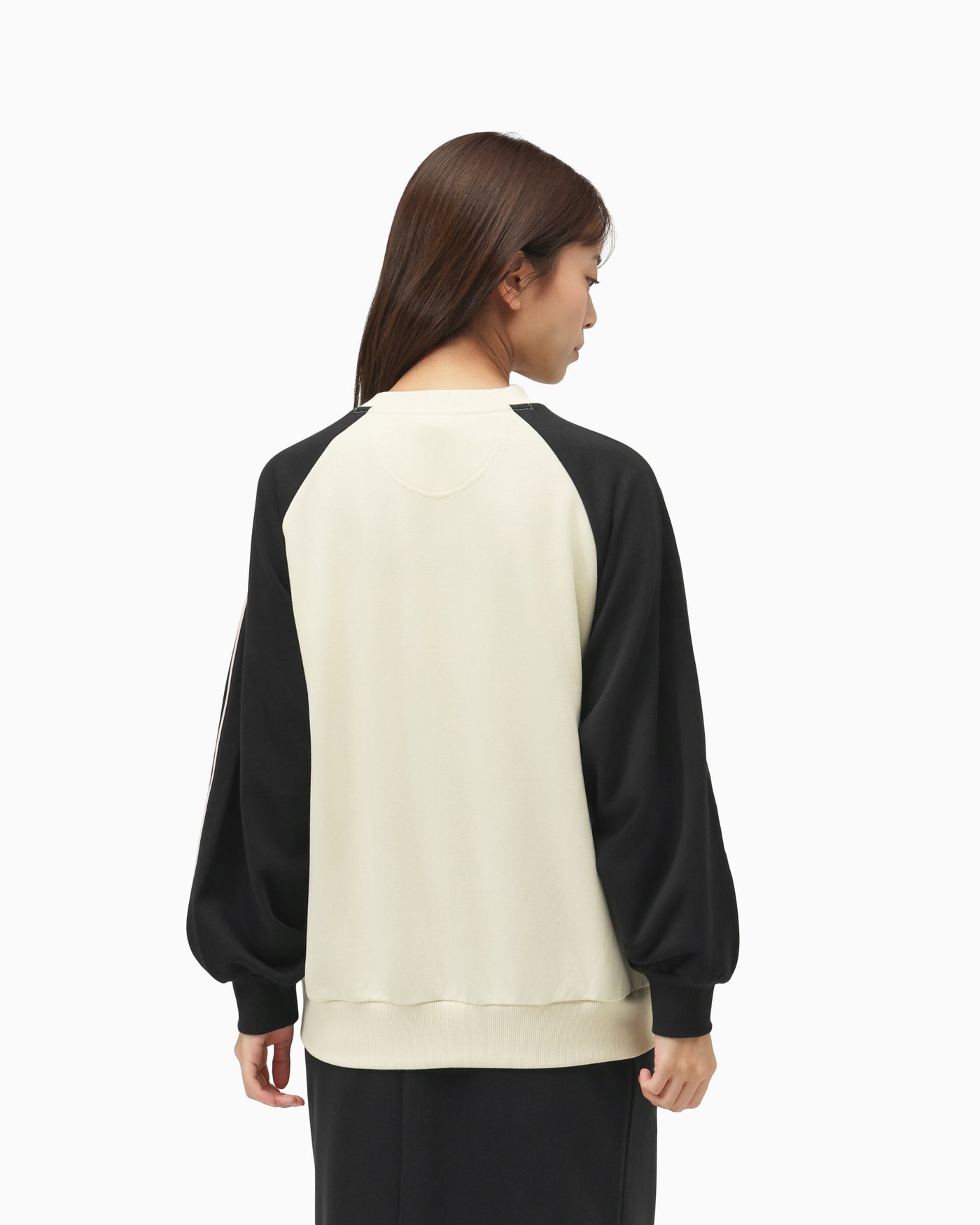 COLOR BLOCK SWEAT CREW TOP LADIES