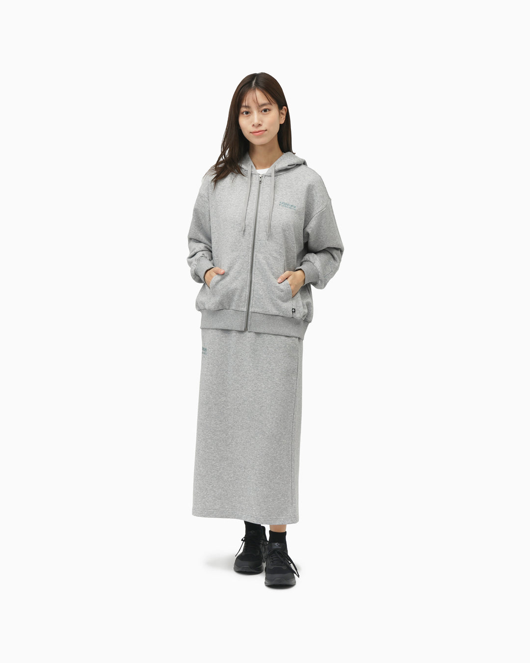 STAR PT FULL ZIP HOODIE LADIES (杢グレー)– コンバース オンライン