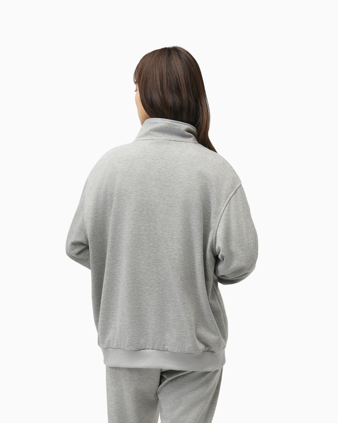 CHENILLE HALF ZIP TOP L (ライト杢グレー)– コンバース オンライン