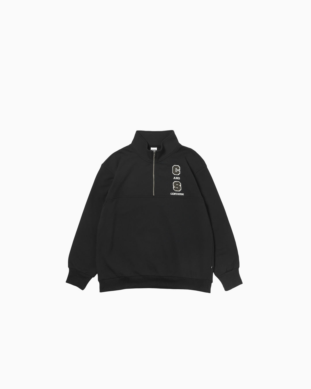 CHENILLE HALF ZIP TOP L (ブラック)– コンバース オンライン ショップ CHENILLE HALF ZIP TOP L (ブラック)– コンバース オンライン ショップ
