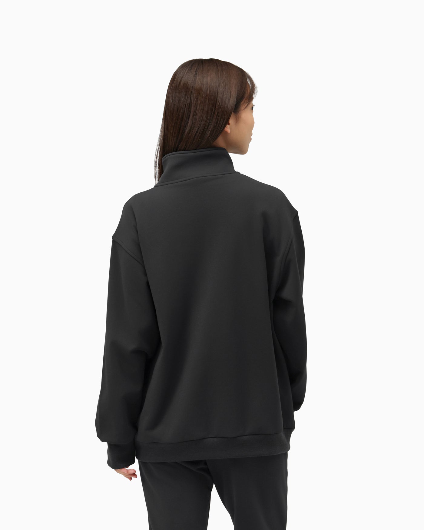 CHENILLE HALF ZIP TOP L