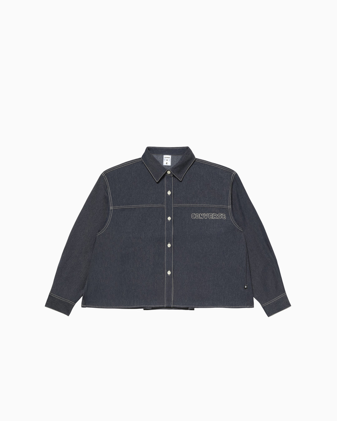 SYNTHETIC DENIM SHIRT L (ネイビー)– コンバース オンライン ショップ