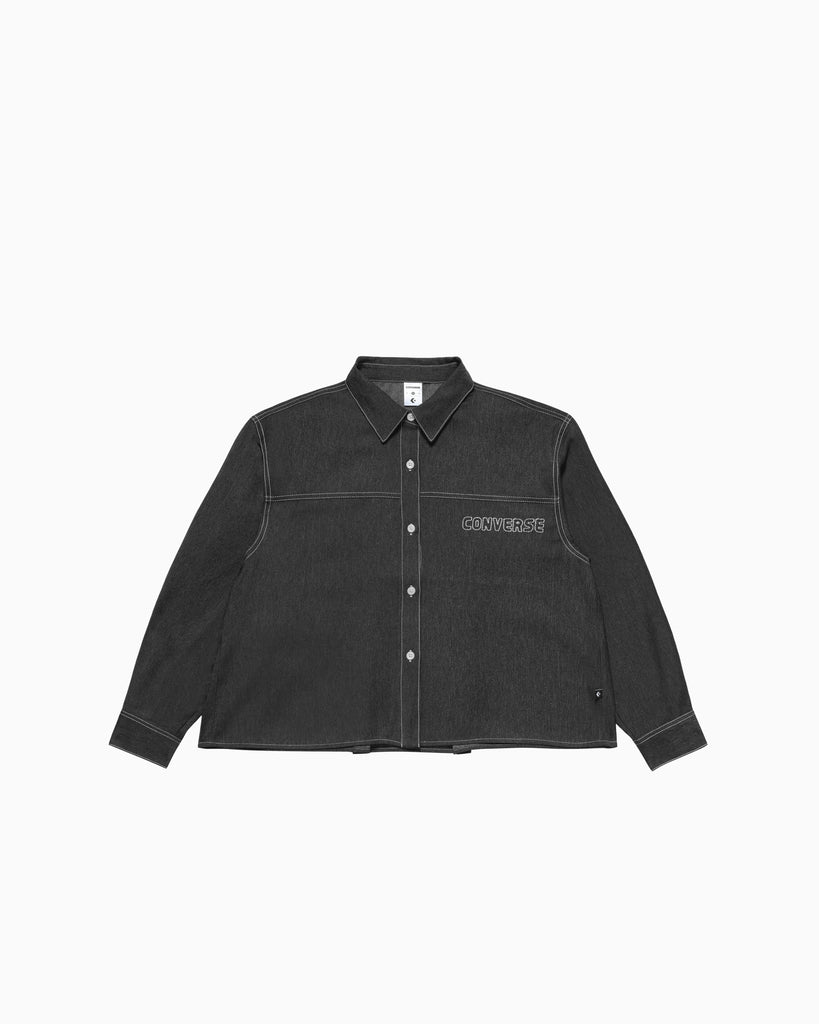 SYNTHETIC DENIM SHIRT L (ブラック)– コンバース オンライン ショップ