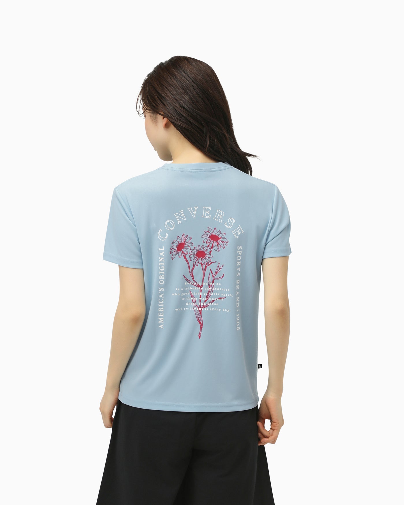 FLOWER PT SS PE TEE LADIES