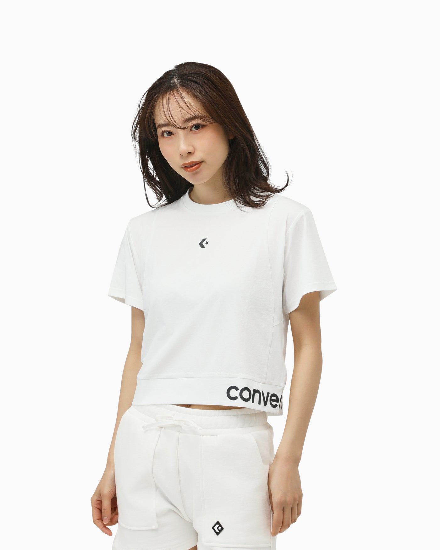 CNTR LOGO DRY SS TEE LADIES