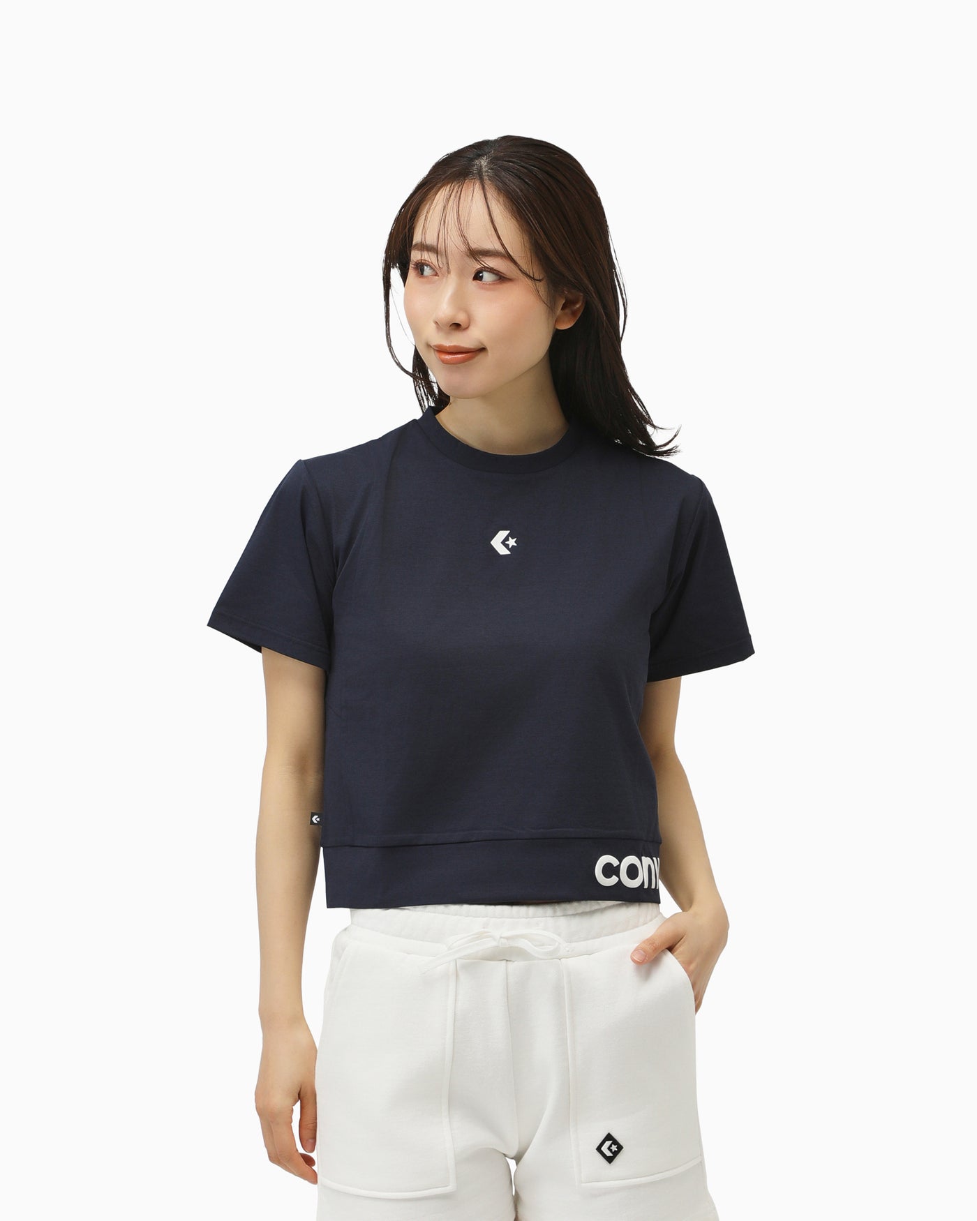 CNTR LOGO DRY SS TEE LADIES