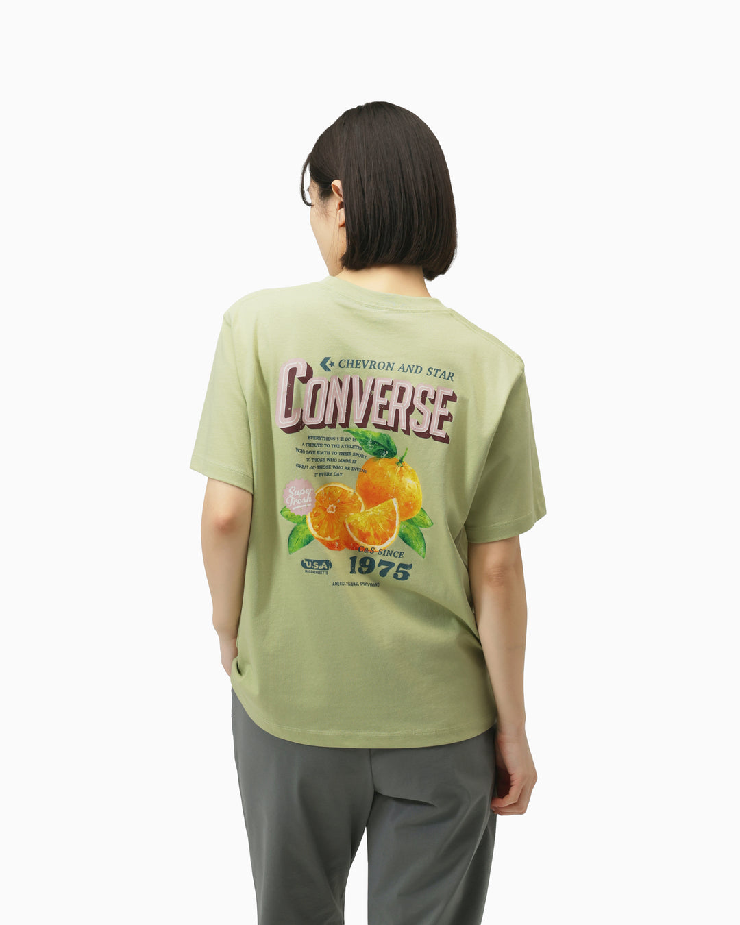 CV ORANGE TEE L (イエローグリーン)– コンバース オンライン ショップ