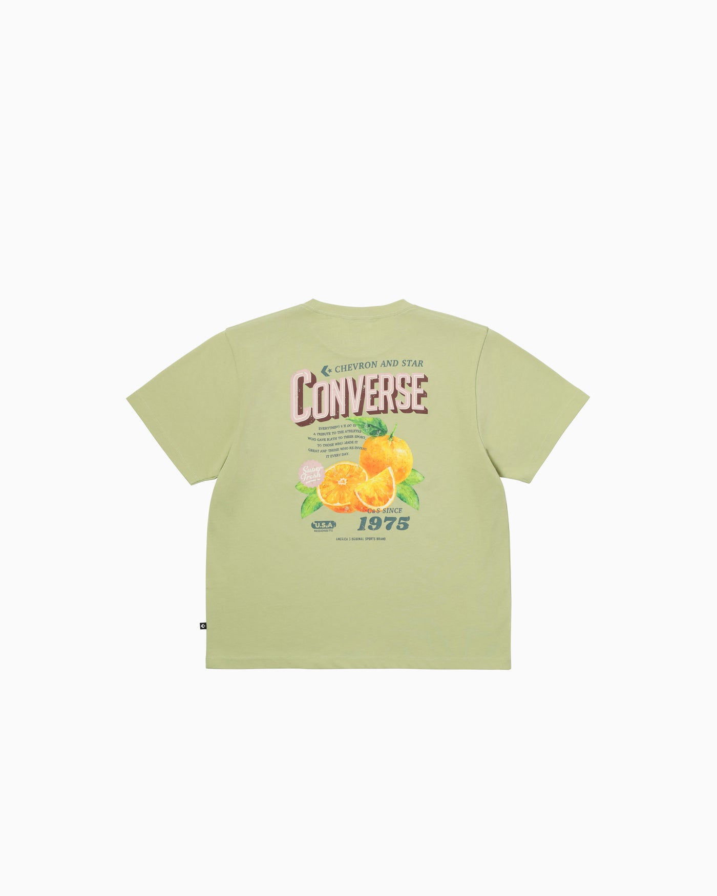 CV ORANGE TEE L (イエローグリーン)– コンバース オンライン ショップ