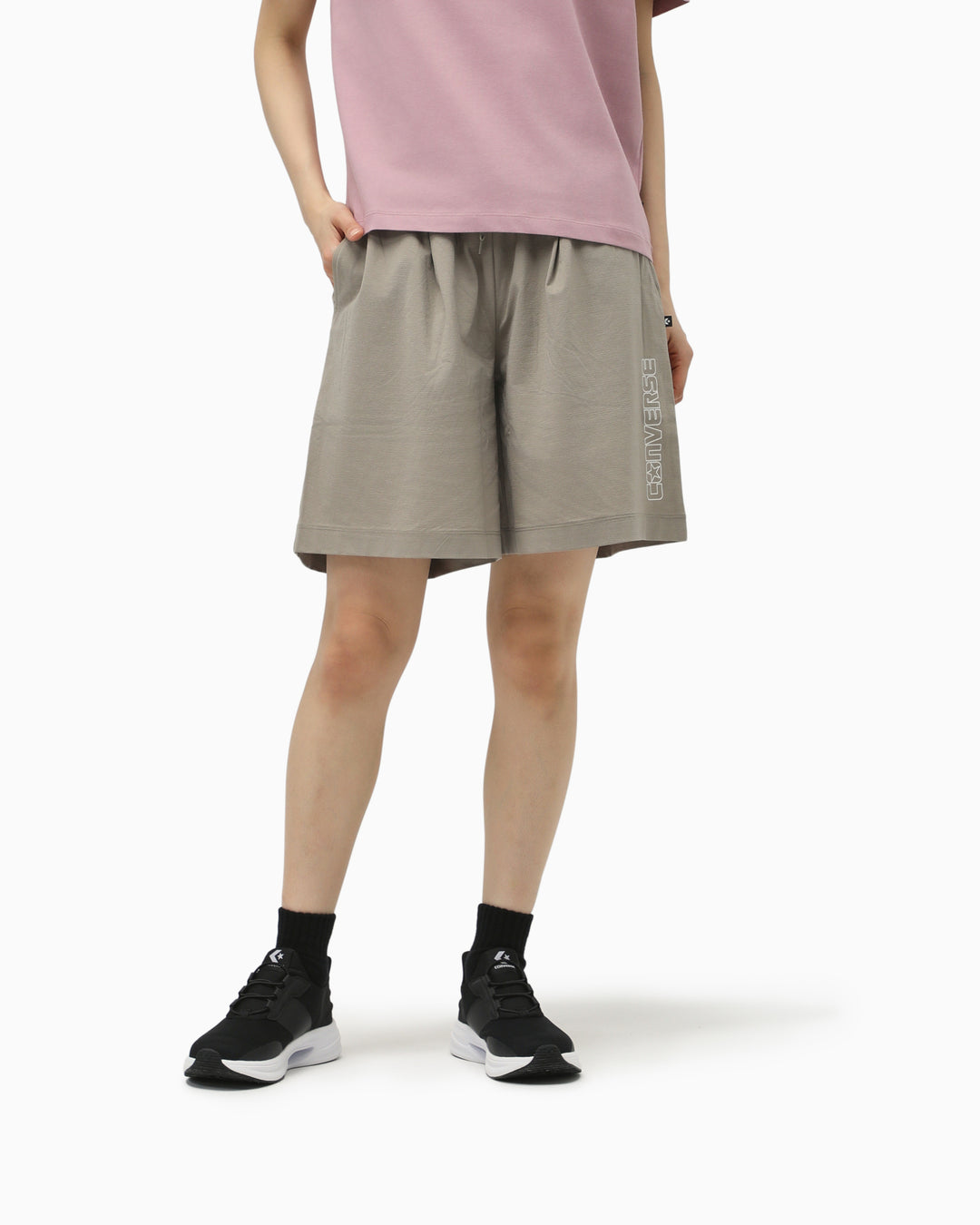 CONVERSE - コンバース スソボタン仕様パンツ CB462506P-1129 150cm CONVERSE パンツ 「CONVERSE/コンバース」ツイル パラシュート
