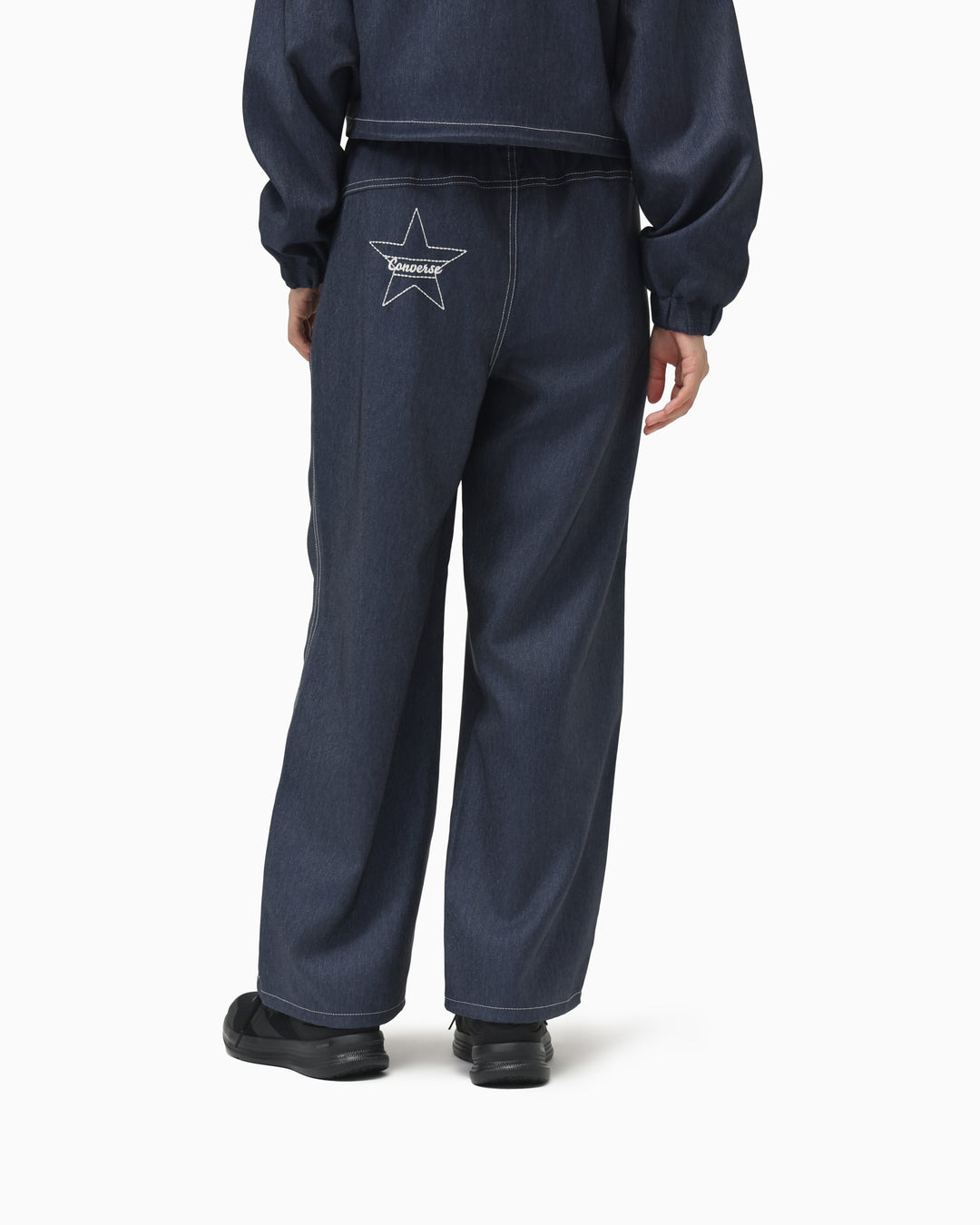 SYNTHETIC DENIM PANTS LADIES (ネイビー)– コンバース オンライン