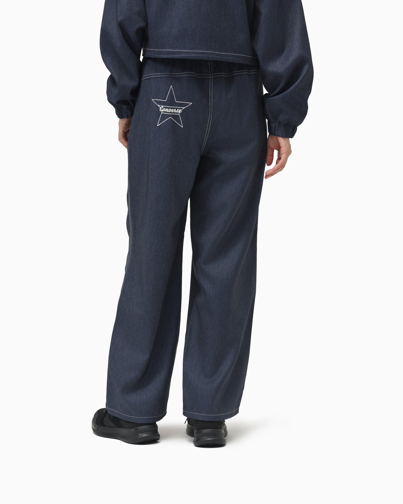 SYNTHETIC DENIM PANTS LADIES