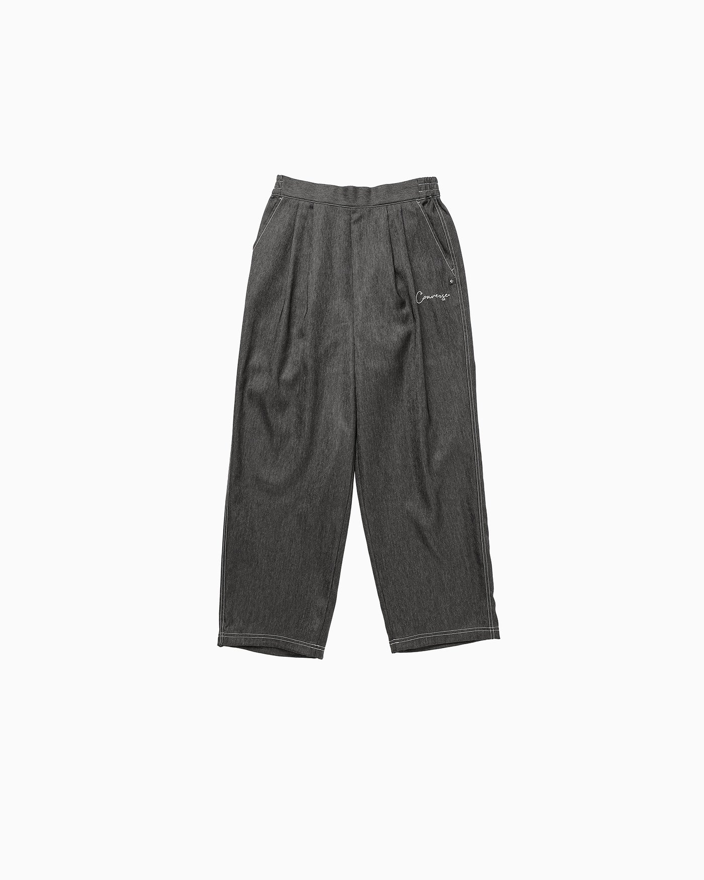 SYTIC DENIM ST EB TUCK PANTS L (ブラック)– コンバース オンライン