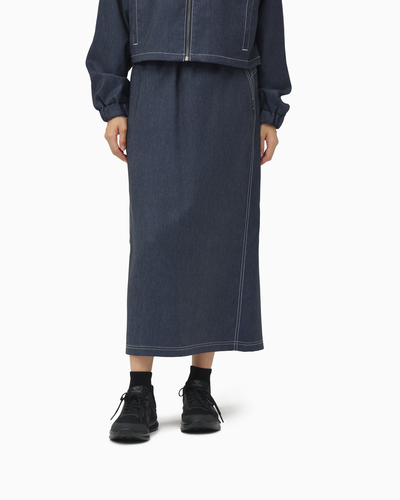 SYNTHETIC DENIM SKIRT LADIES