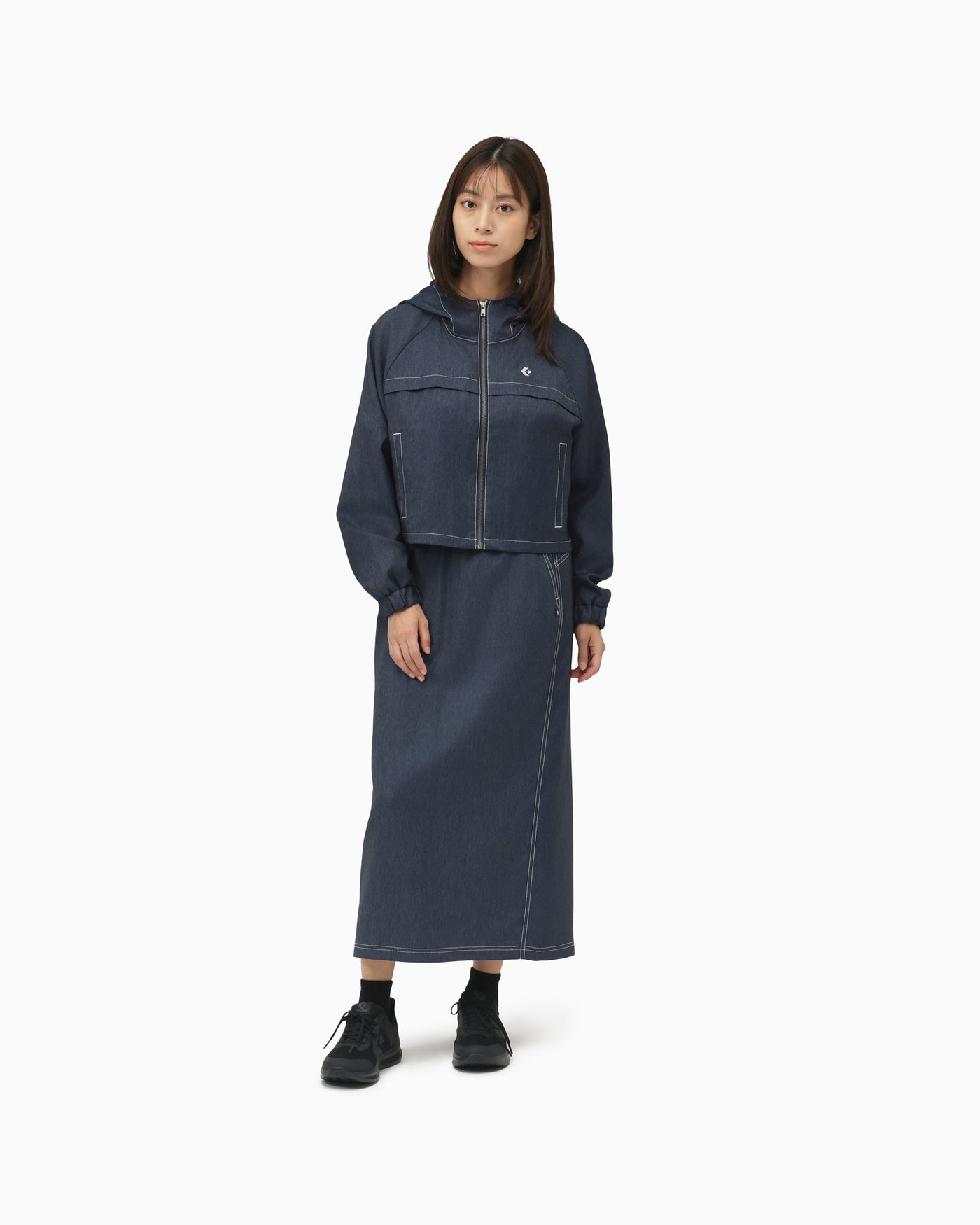 SYNTHETIC DENIM SKIRT LADIES